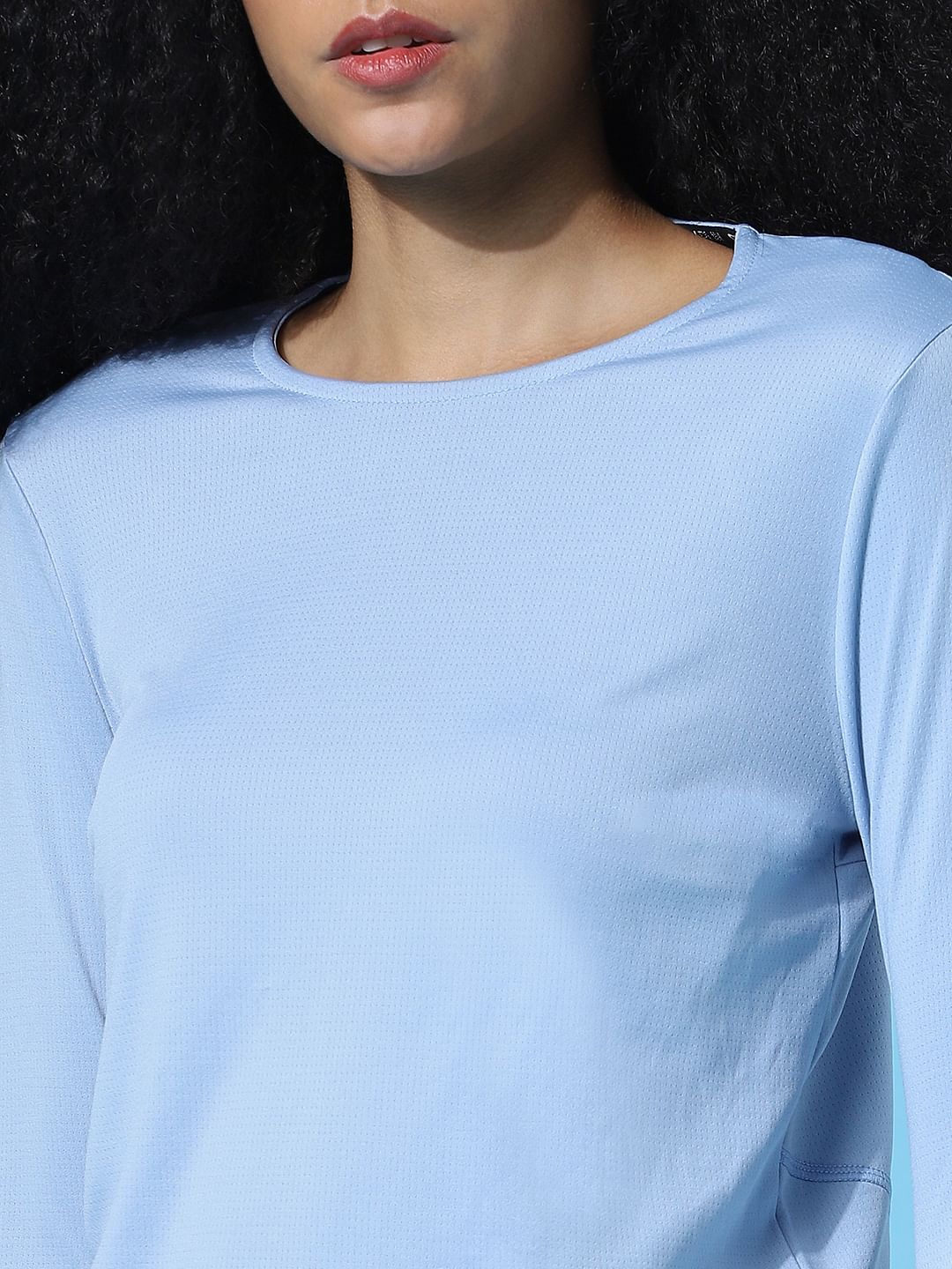 Blue Cut-Out Detail Training Top