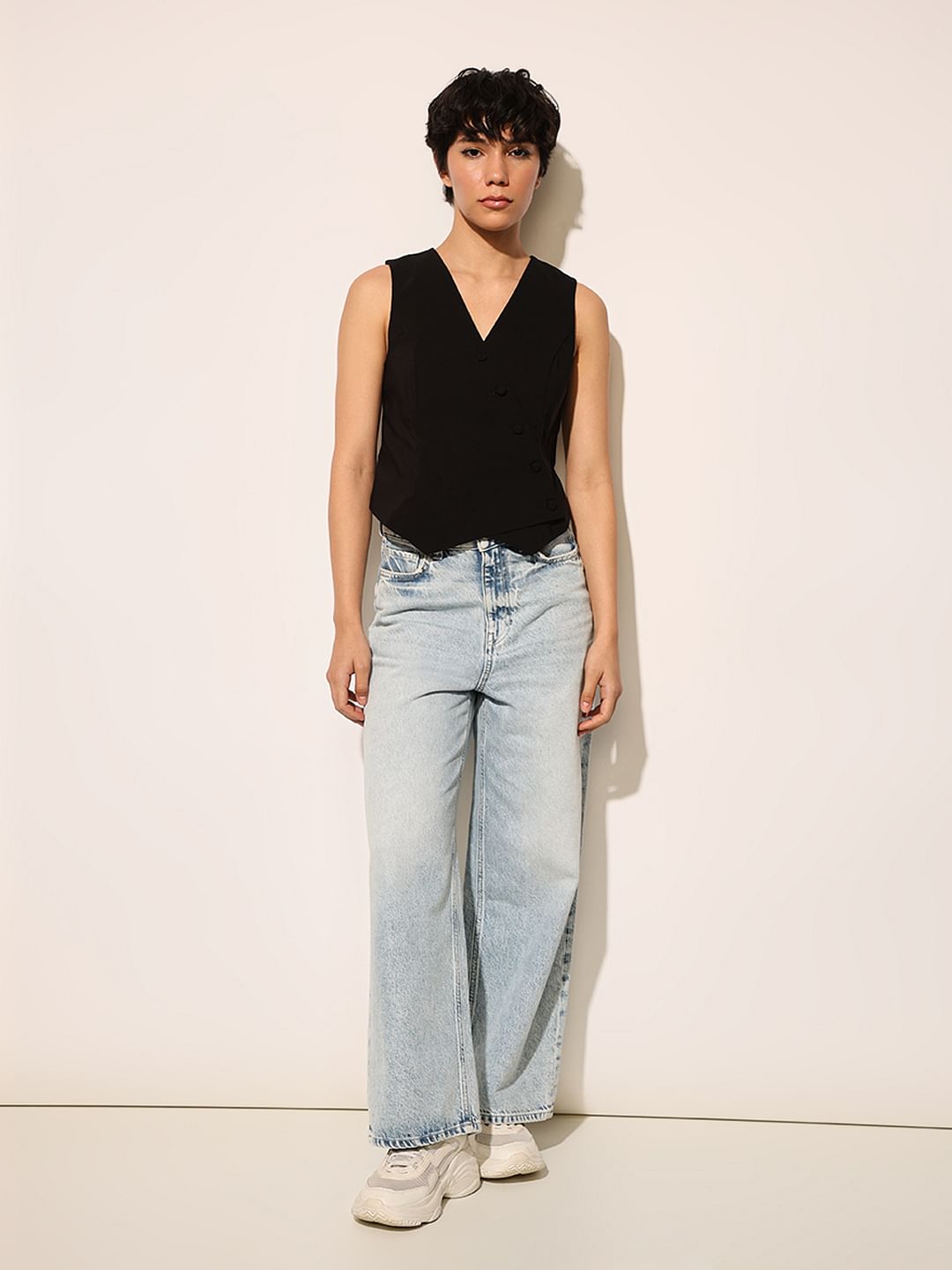 Black Tailored Co-Ord Set Waistcoat