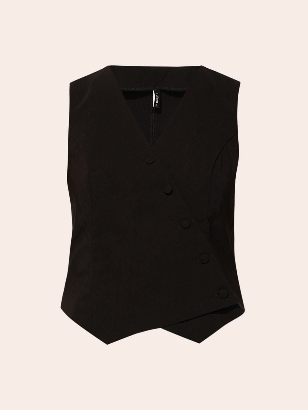 Black Tailored Co-Ord Set Waistcoat