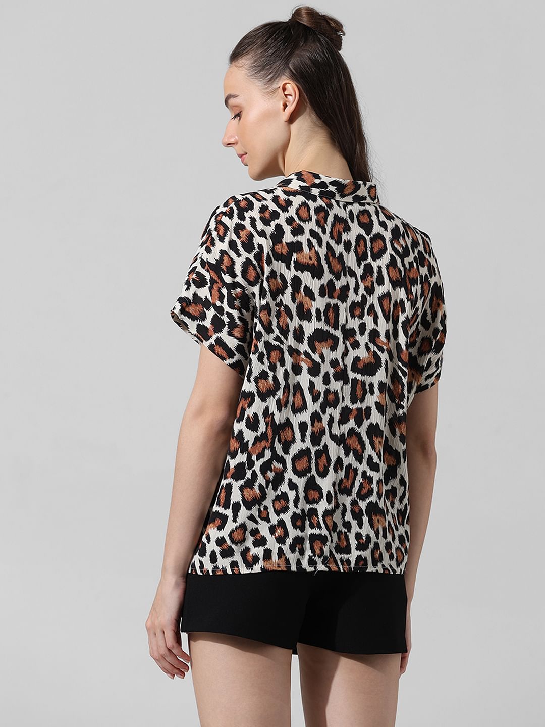 Black Animal Print Shirt