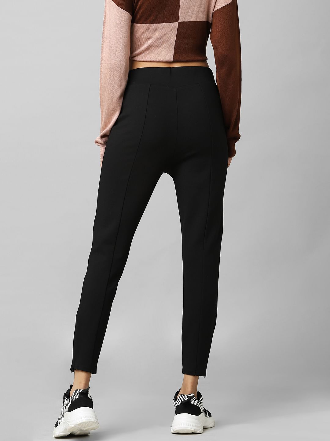 Black High Rise Skinny Fit Leggings