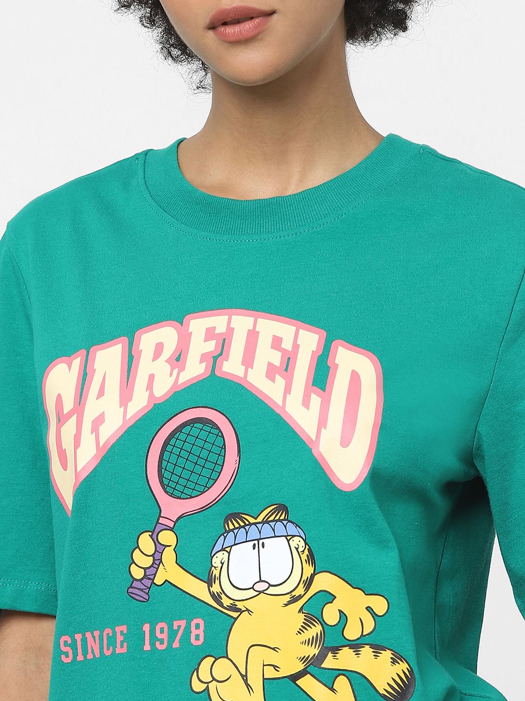 Only X Garfield Green T-Shirt