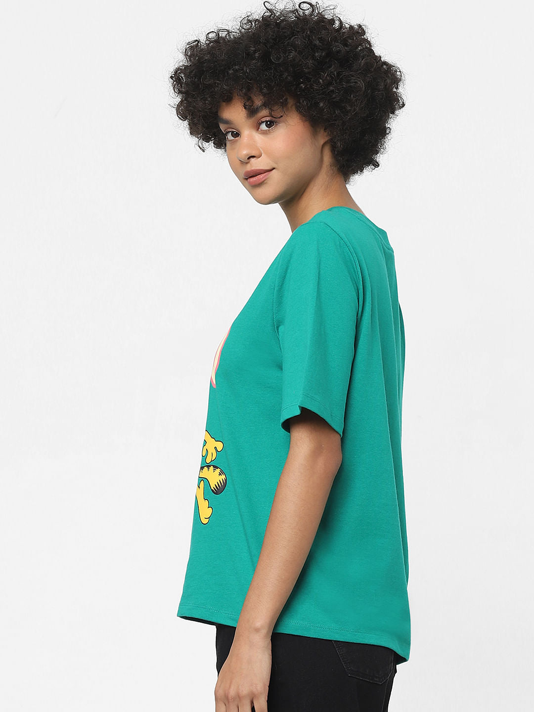Only X Garfield Green T-Shirt