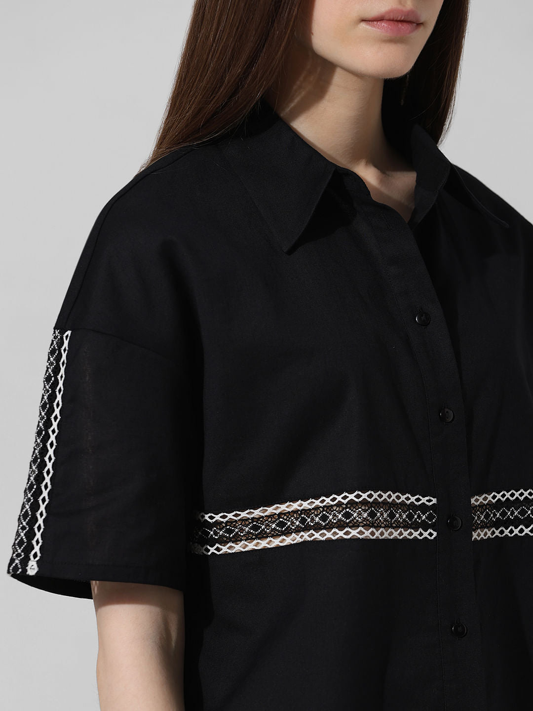 Black Boxy Fit Shirt