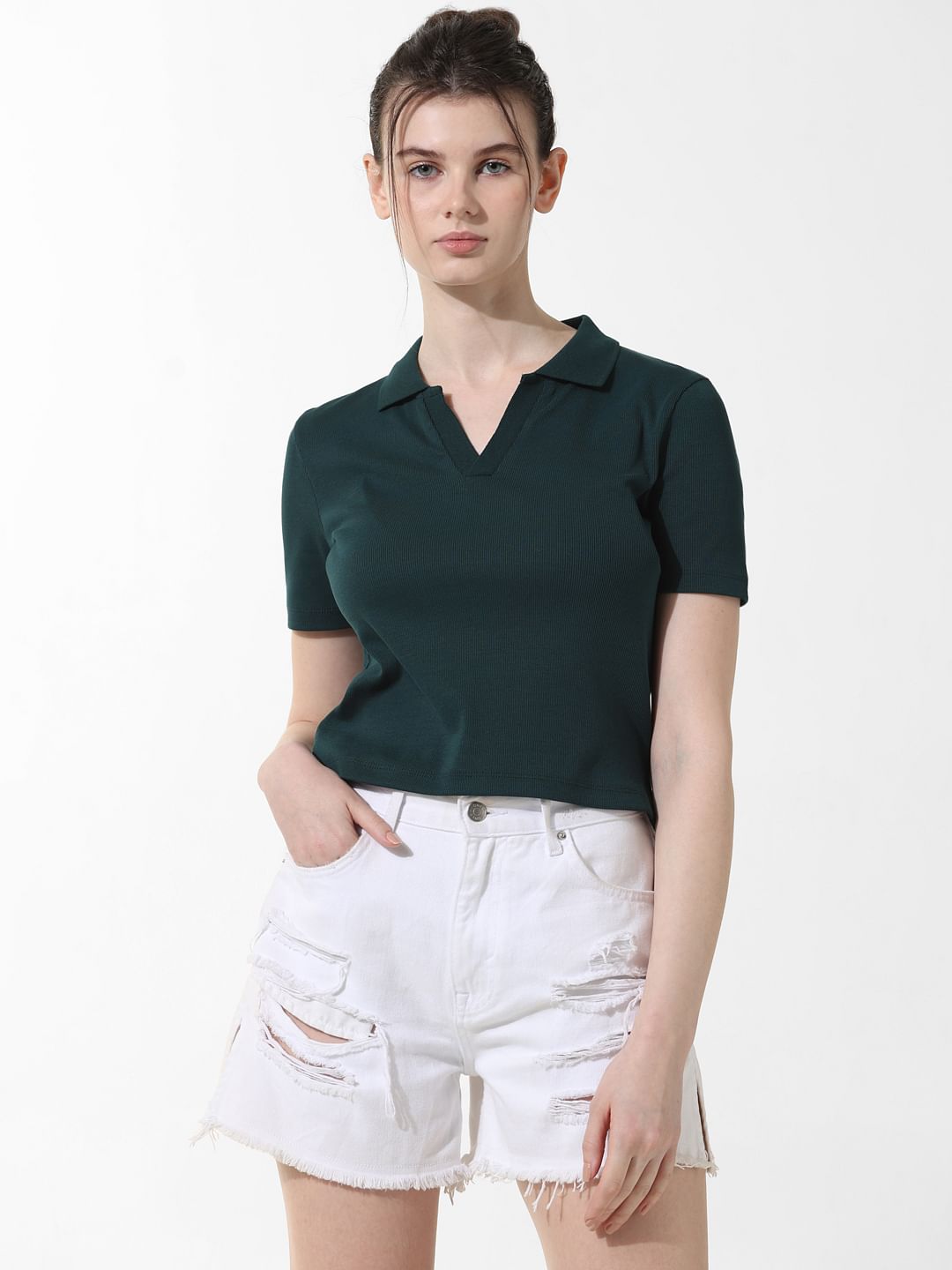 Dark Green Polo T-Shirt