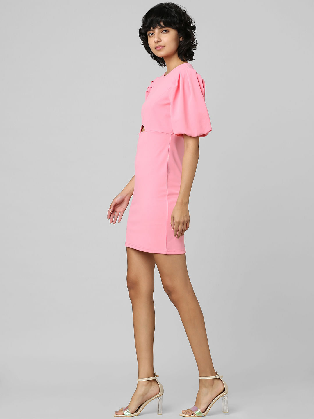 Pink Cut-Out Dress