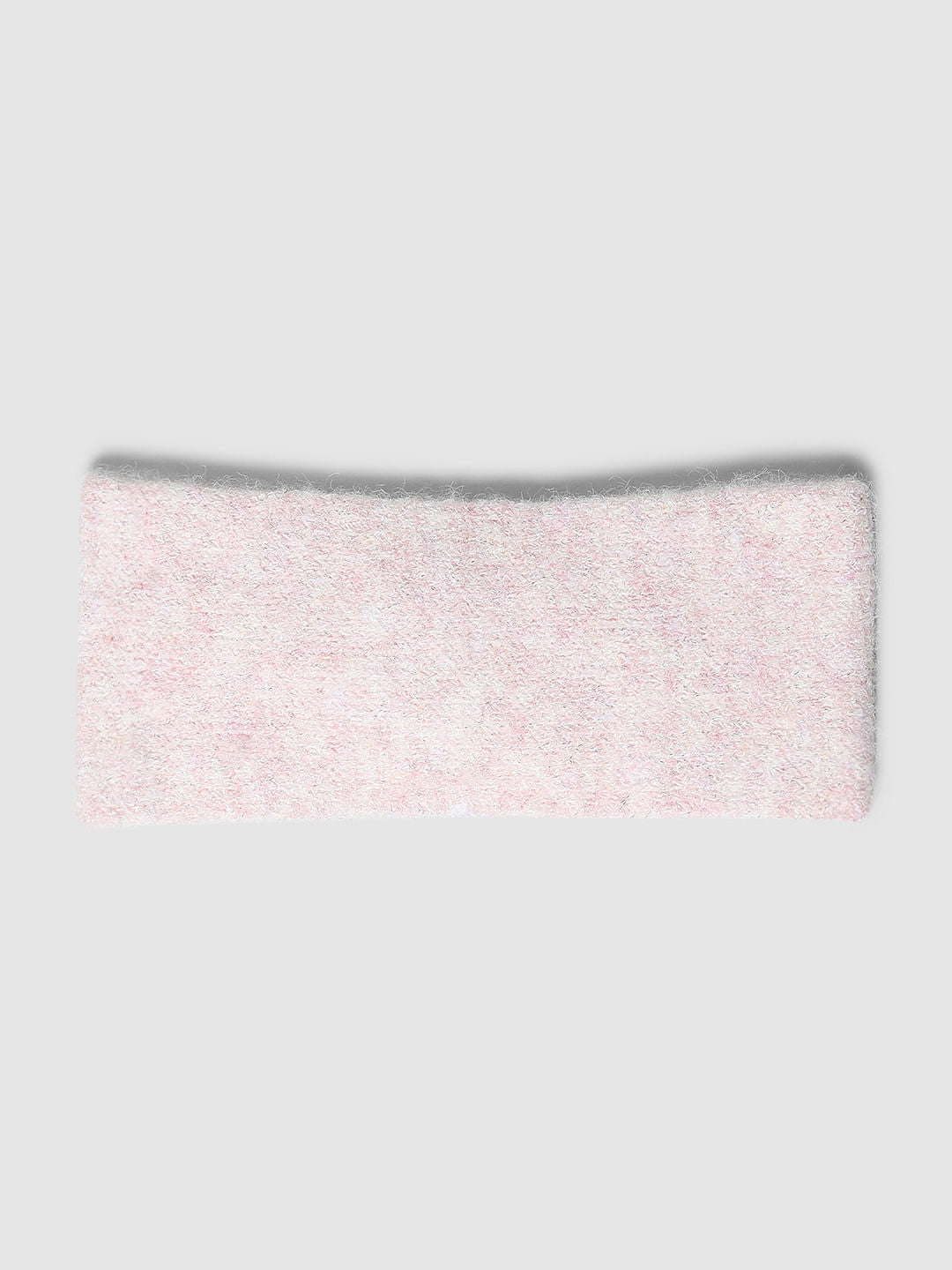 Pink Lurex Knitted Headband