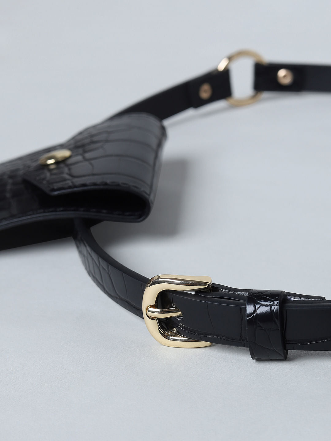 Black Waist Belt Bag