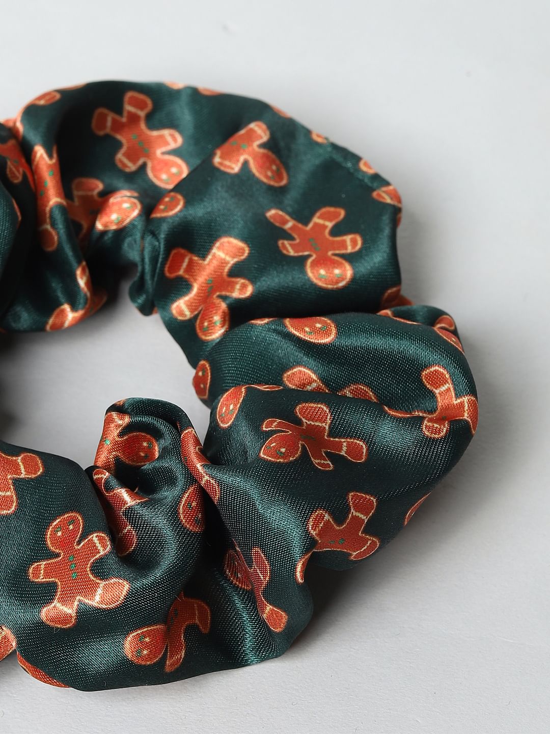 Pack Of 3 Satin Scrunchies - Multi-Coloured