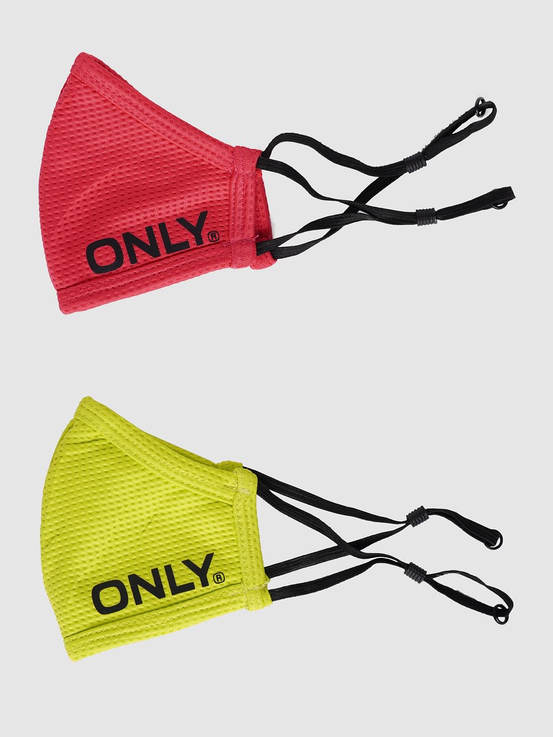 Pink & Yellow Masks - Pack Of 2