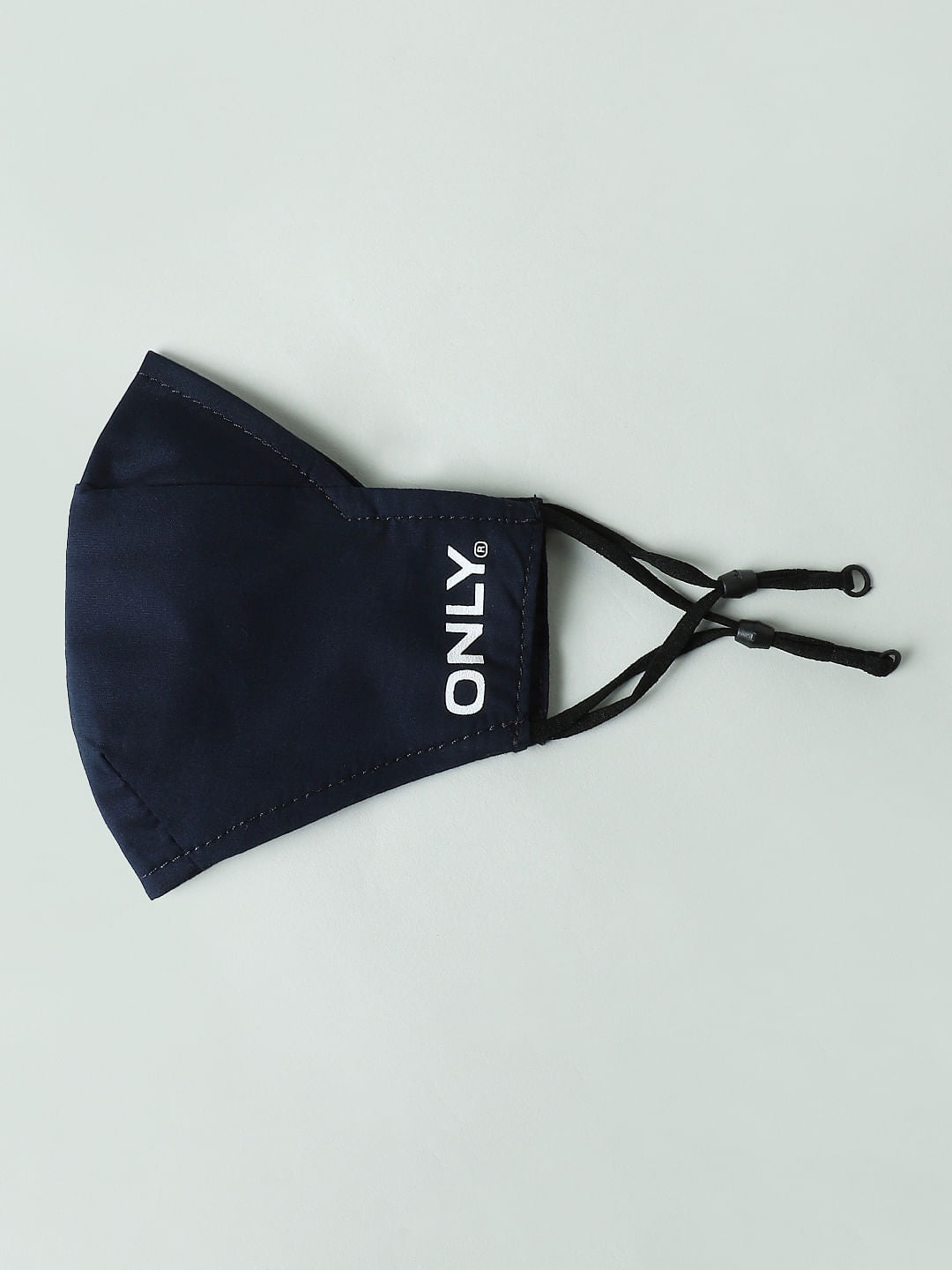 Pink & Black Logo Print Masks - Pack Of 2