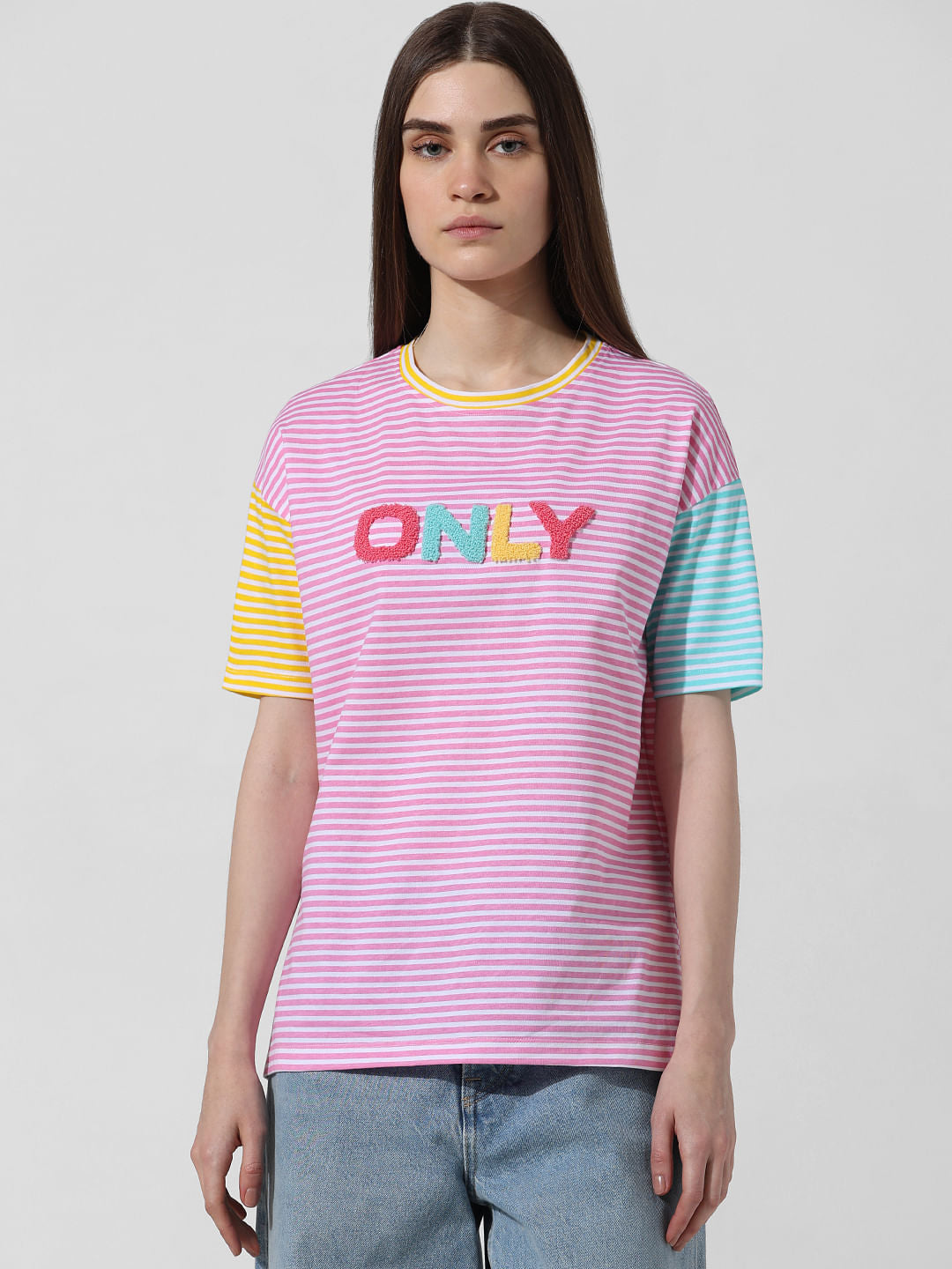Pink Striped T-Shirt