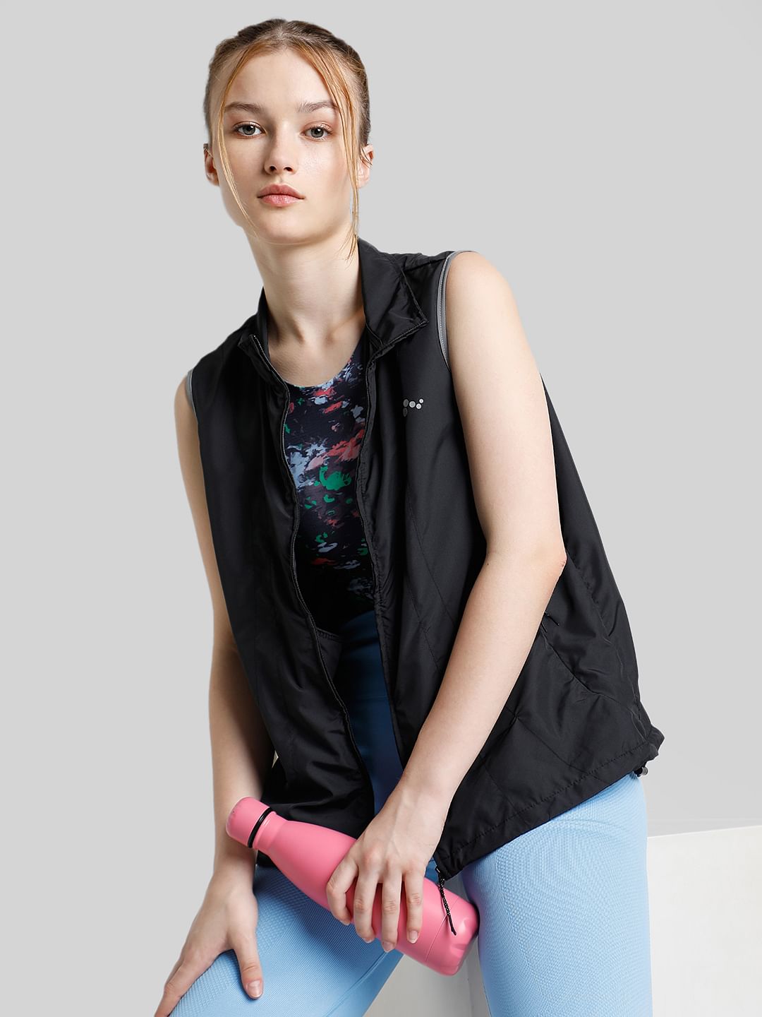 Play Black High Neck Training Jacket