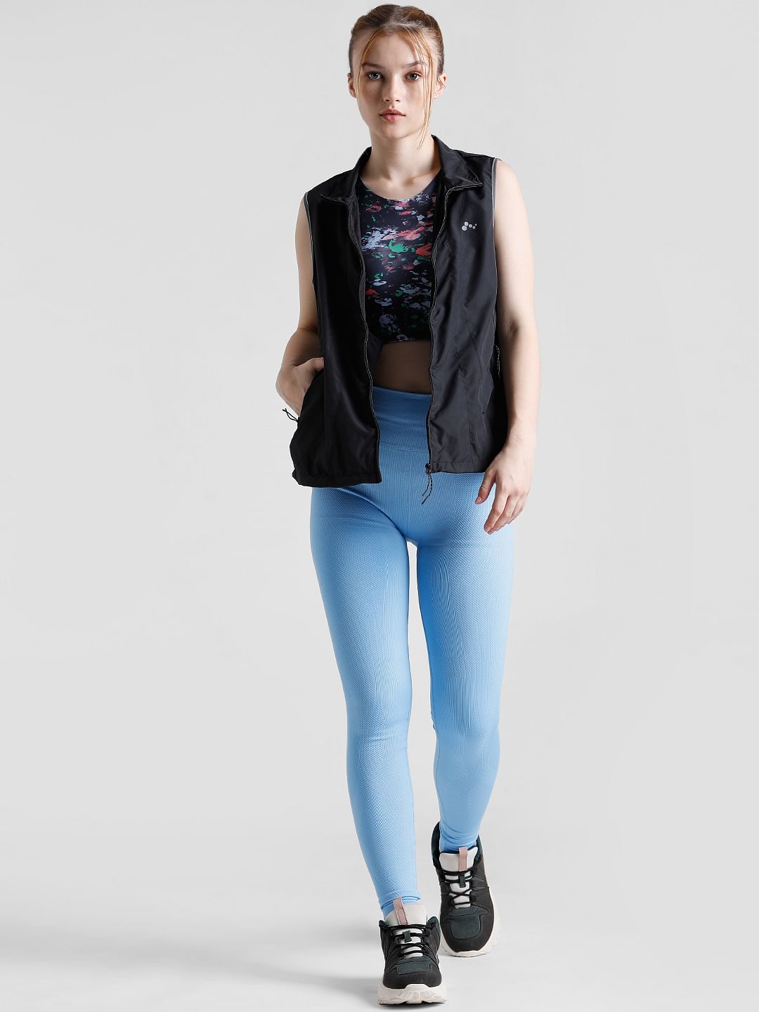 Play Black High Neck Training Jacket