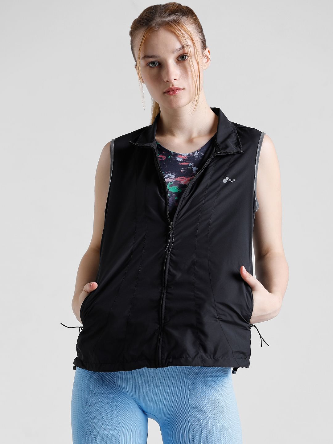 Play Black High Neck Training Jacket