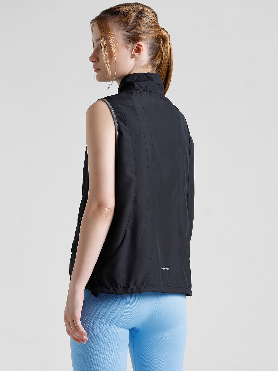 Play Black High Neck Training Jacket