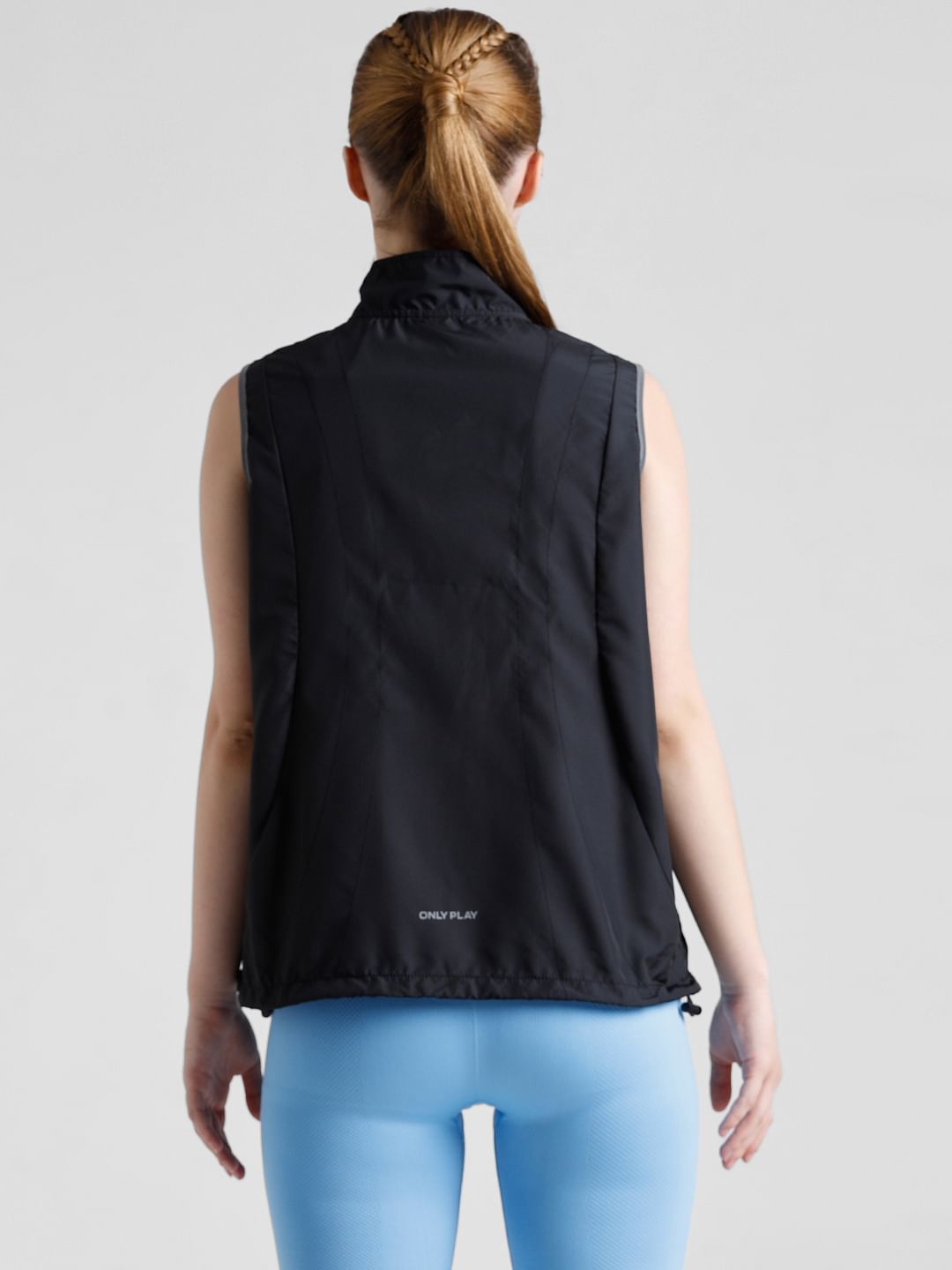 Play Black High Neck Training Jacket