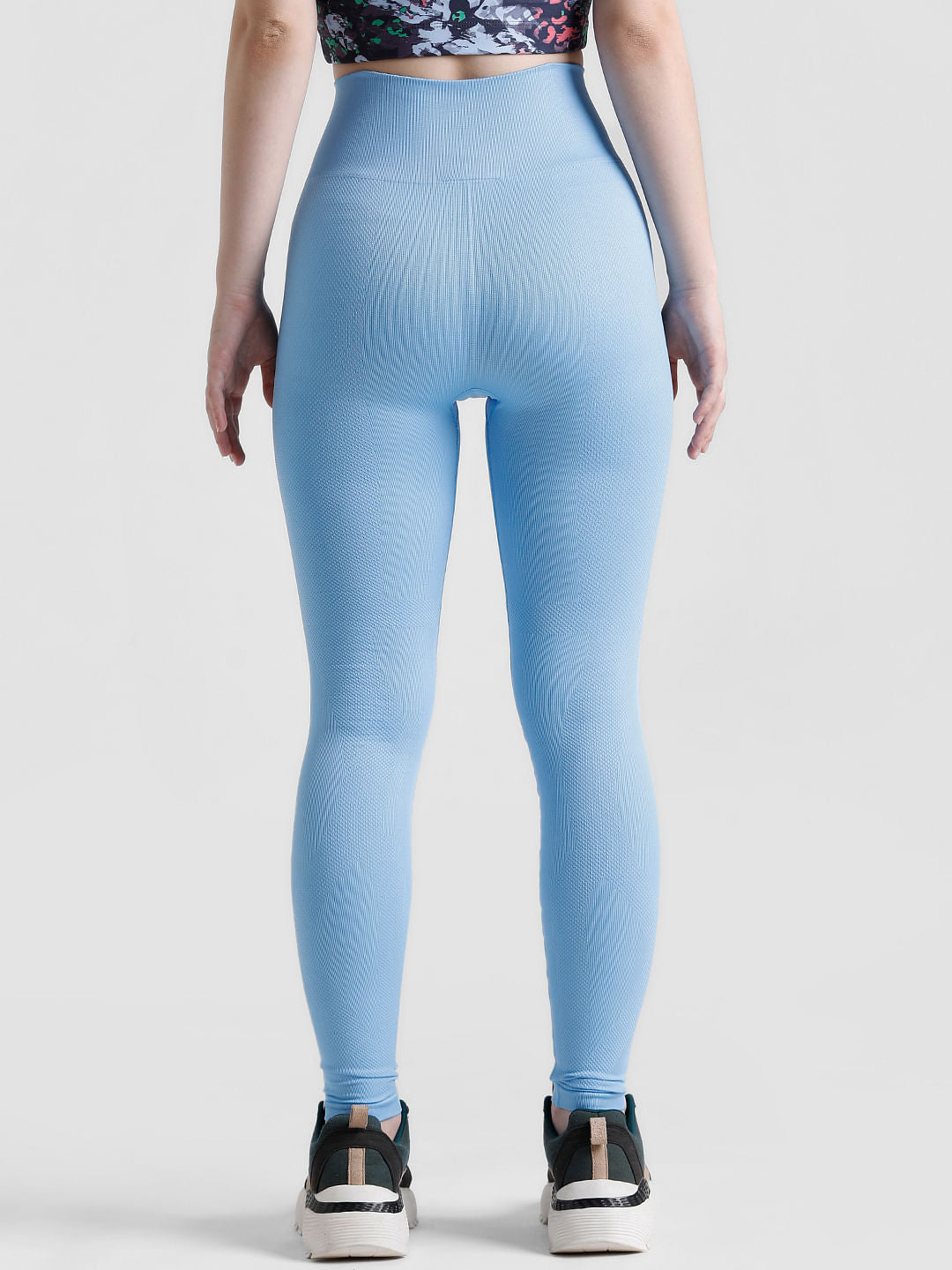 Play Blue High Rise Seamless Training Tights