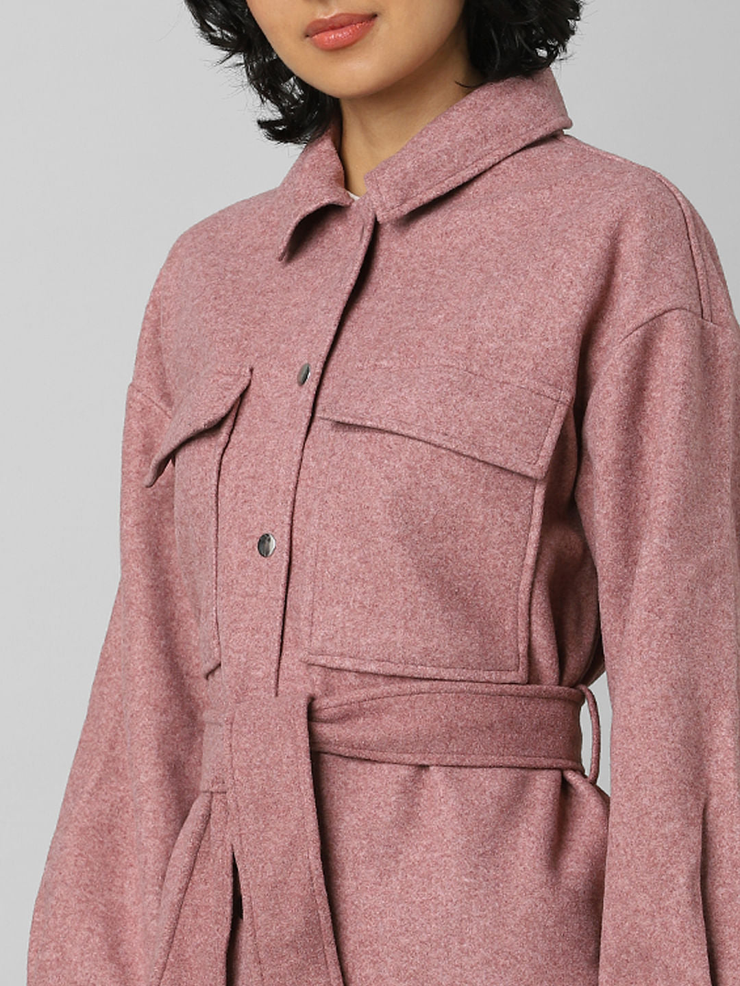 Pink Oversized Shacket