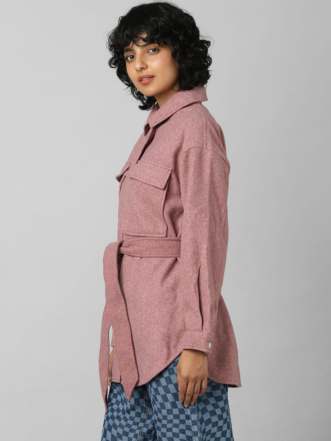 Pink Oversized Shacket