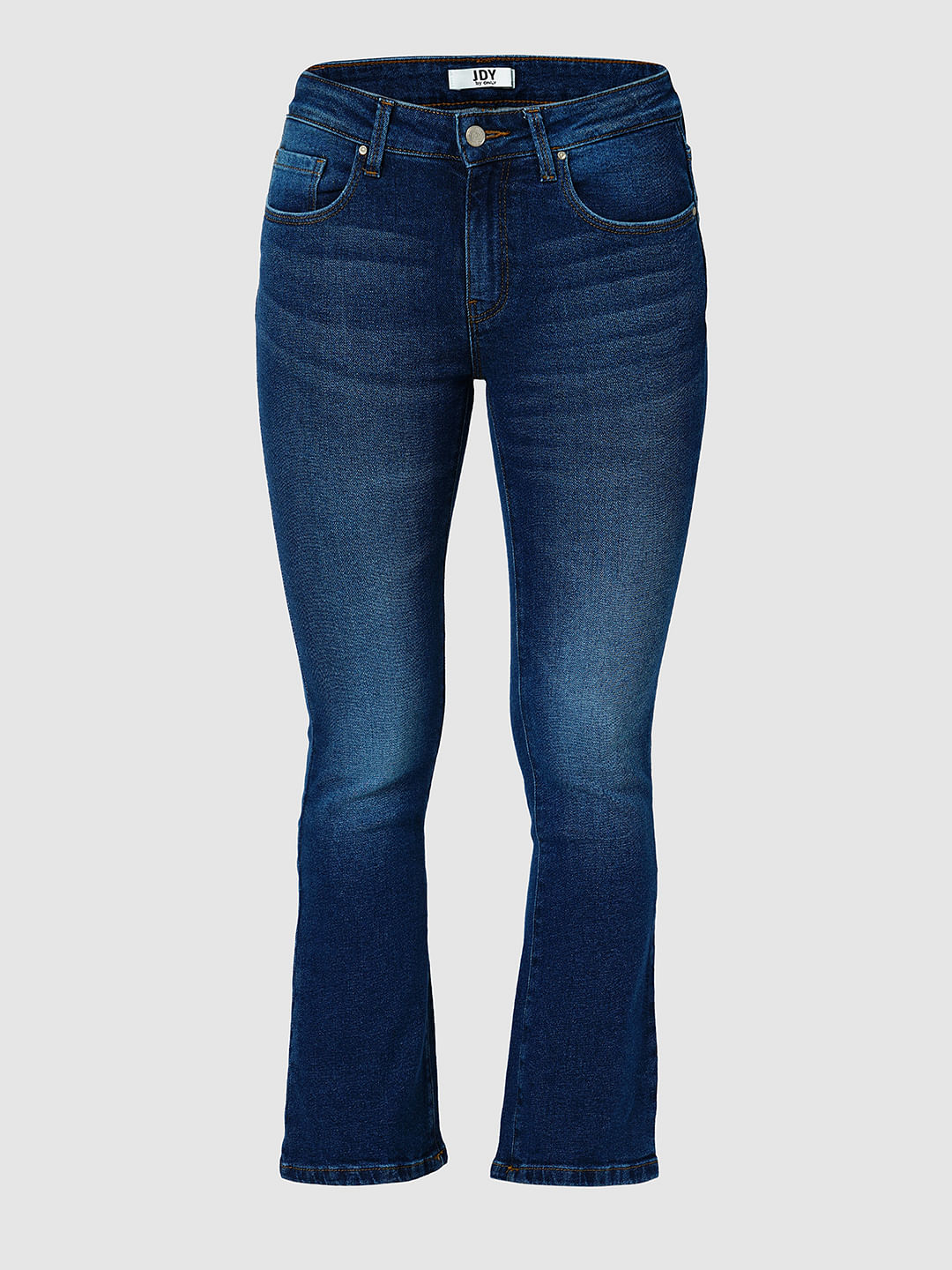 Jdy By Only Blue High Rise Flared Jeans