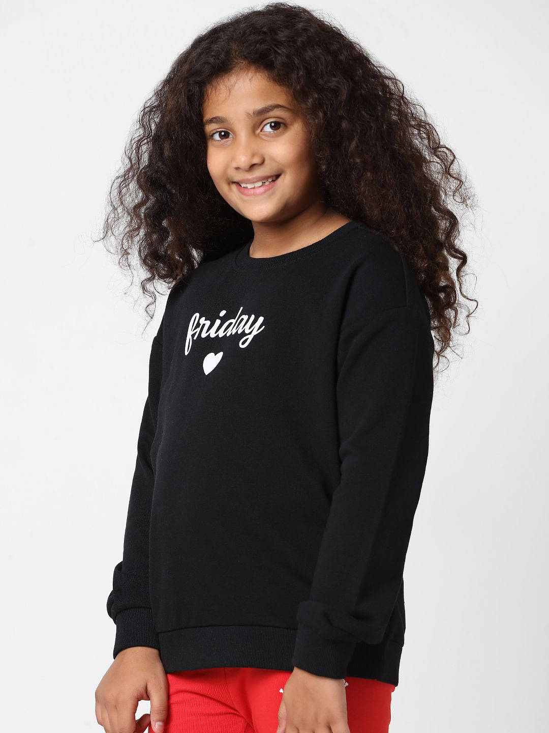 Girls Black Sweatshirt
