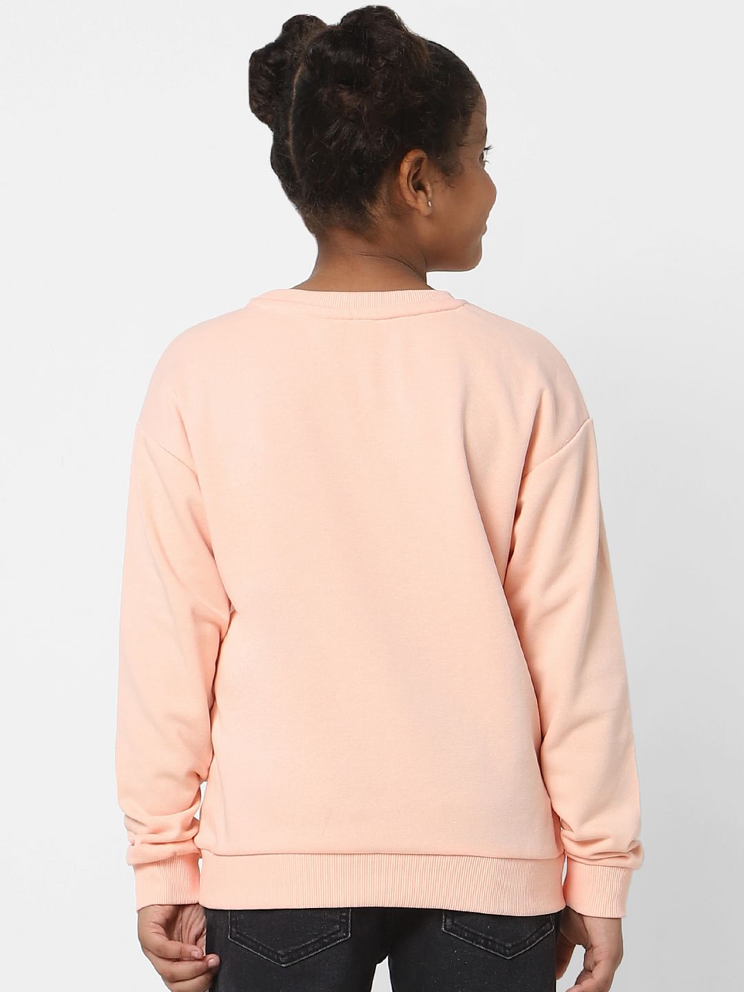 Girls Peach Sweatshirt