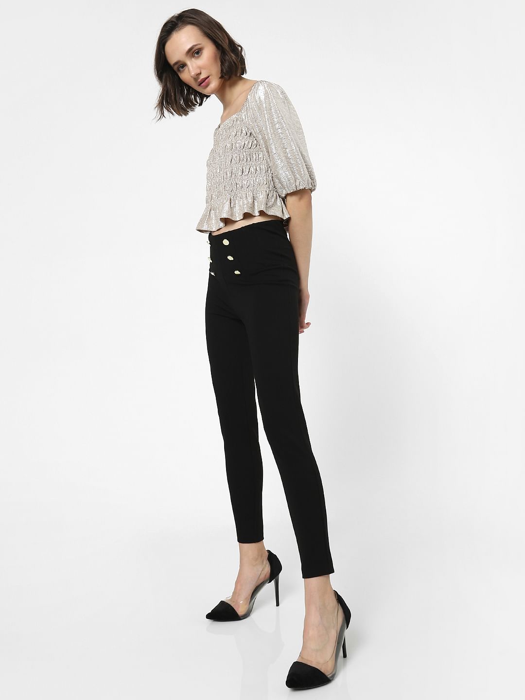 Black High Rise Leggings