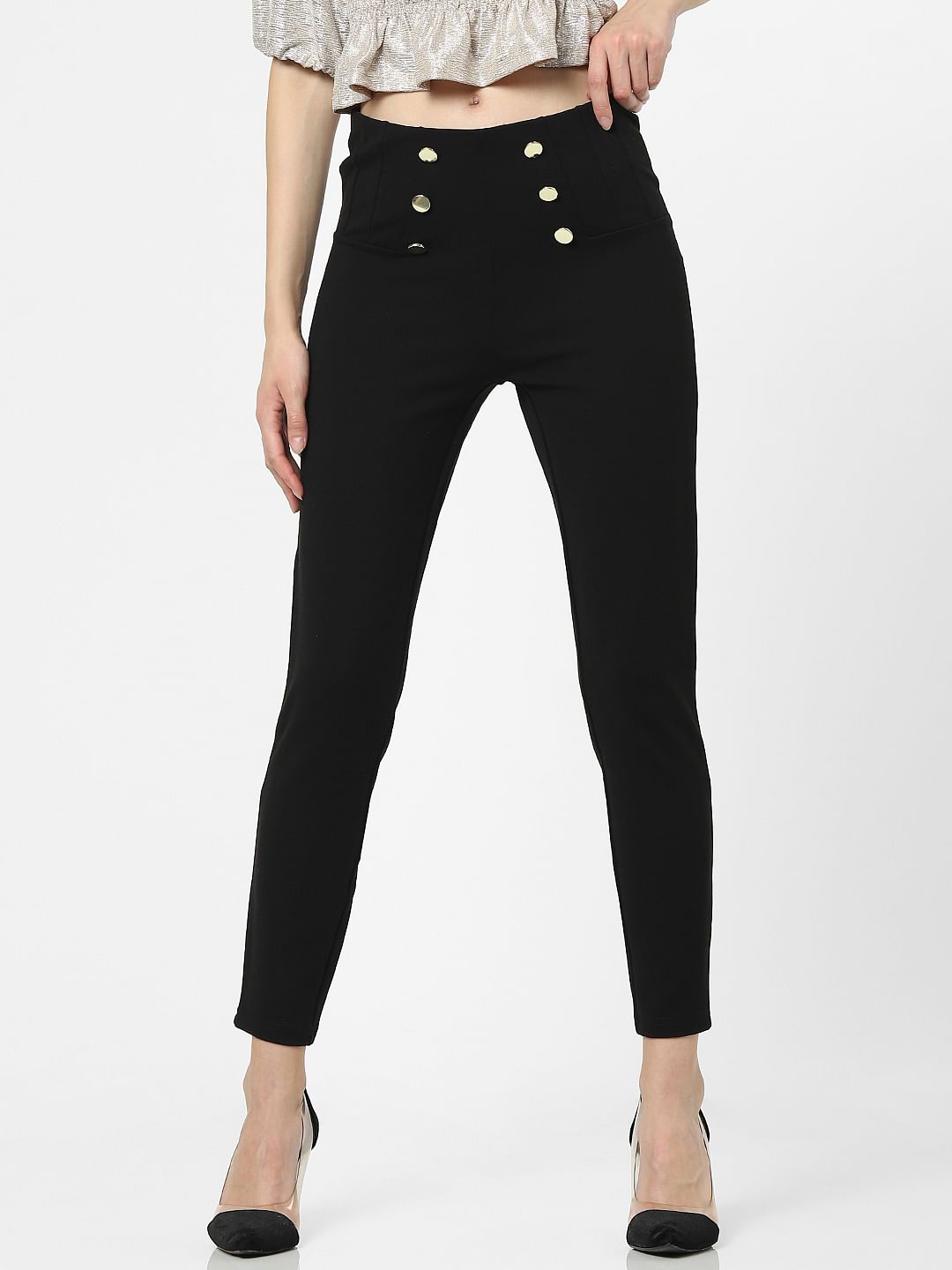 Black High Rise Leggings