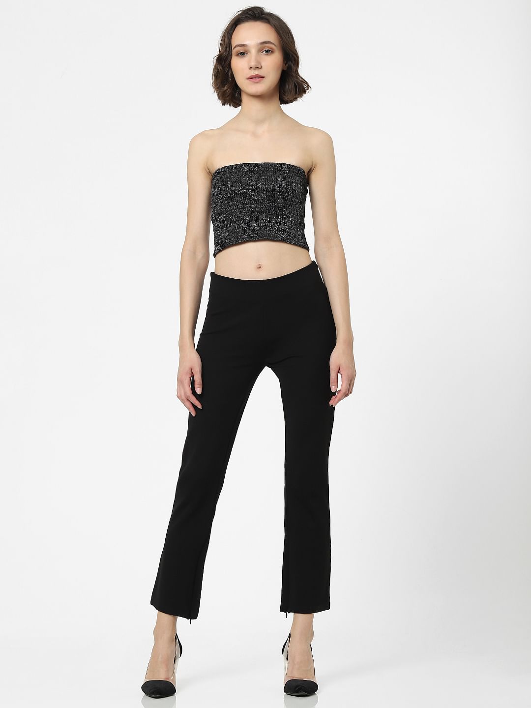 Black Flared Leggings