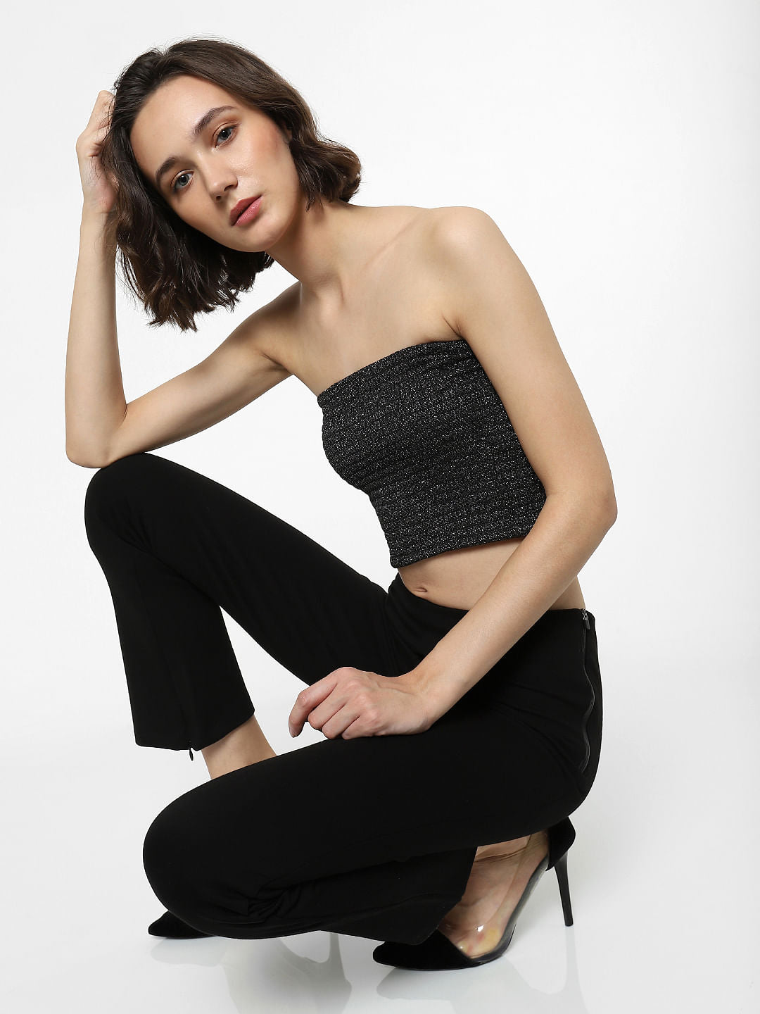 Black Flared Leggings