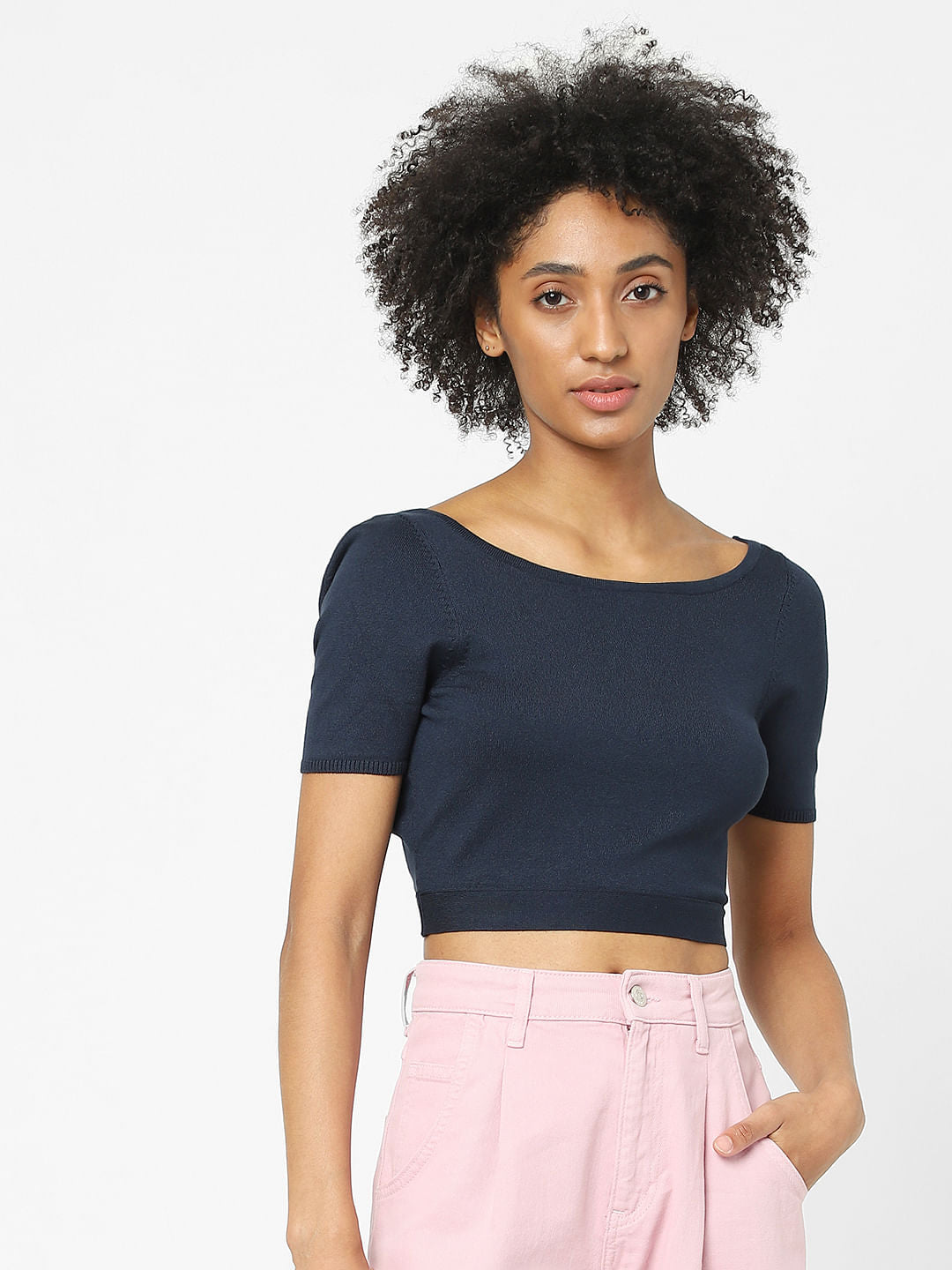 Blue Graphic Print T-Shirt