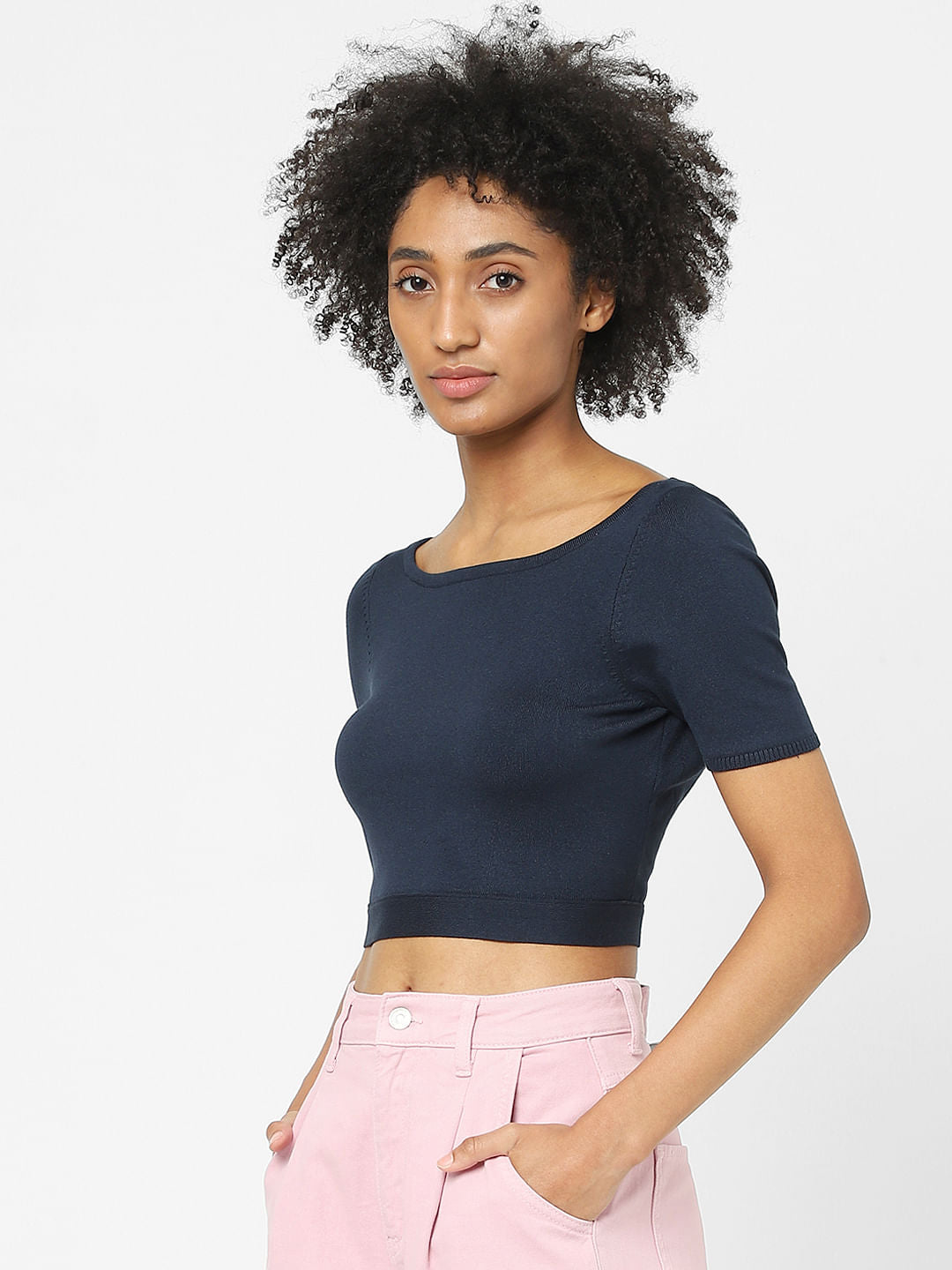 Blue Graphic Print T-Shirt