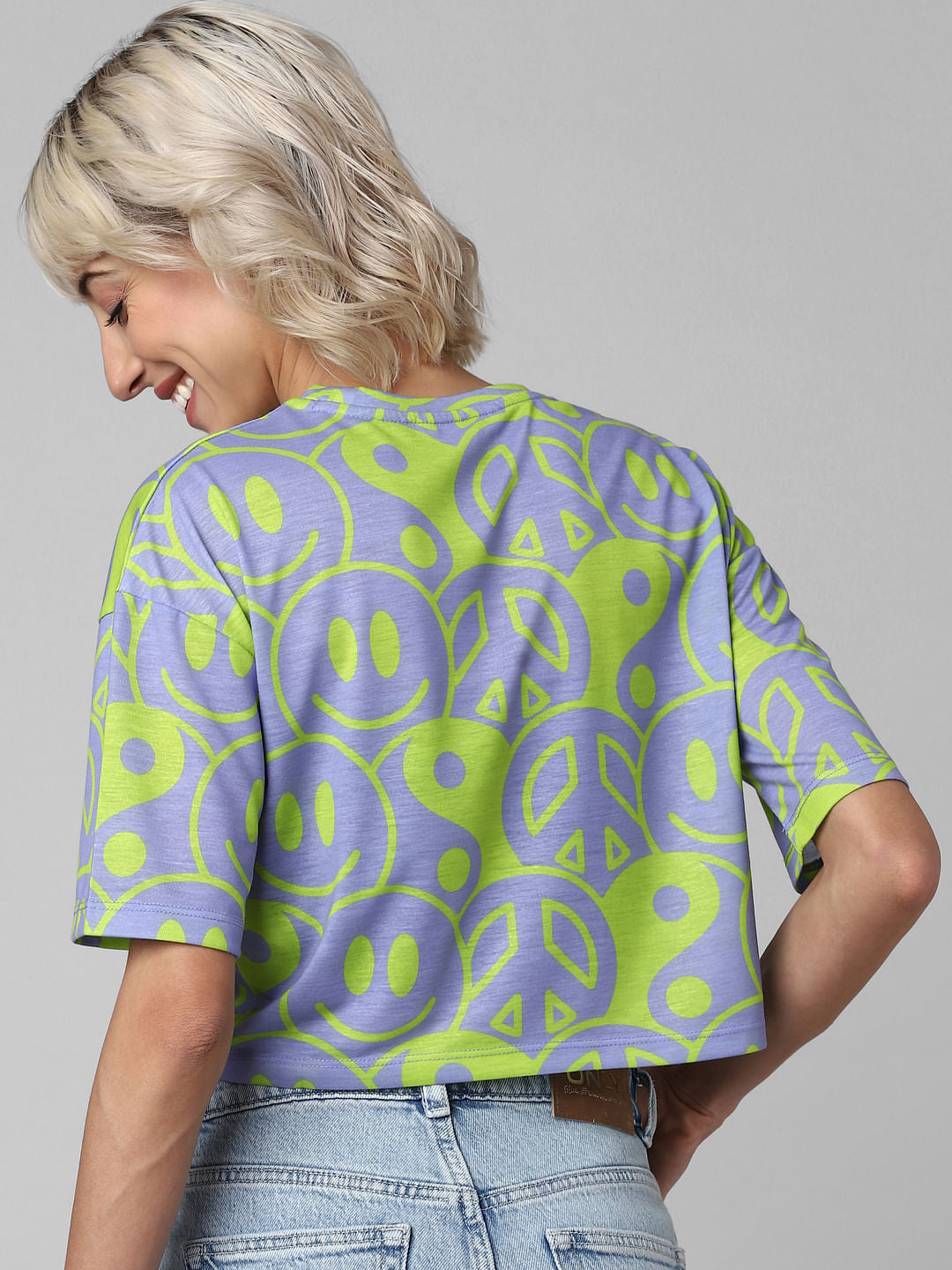 Light Purple Cropped T-Shirt