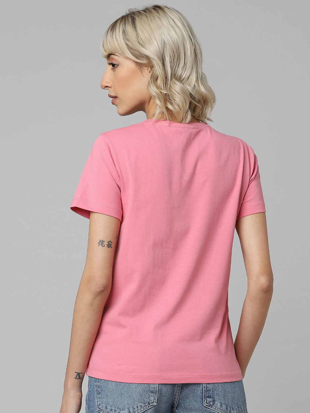 Pink Embellished T-Shirt