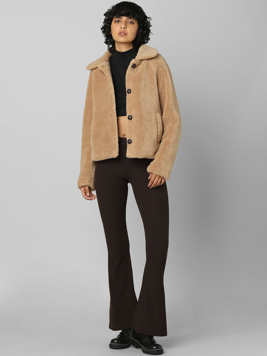 Light Brown Teddy Jacket