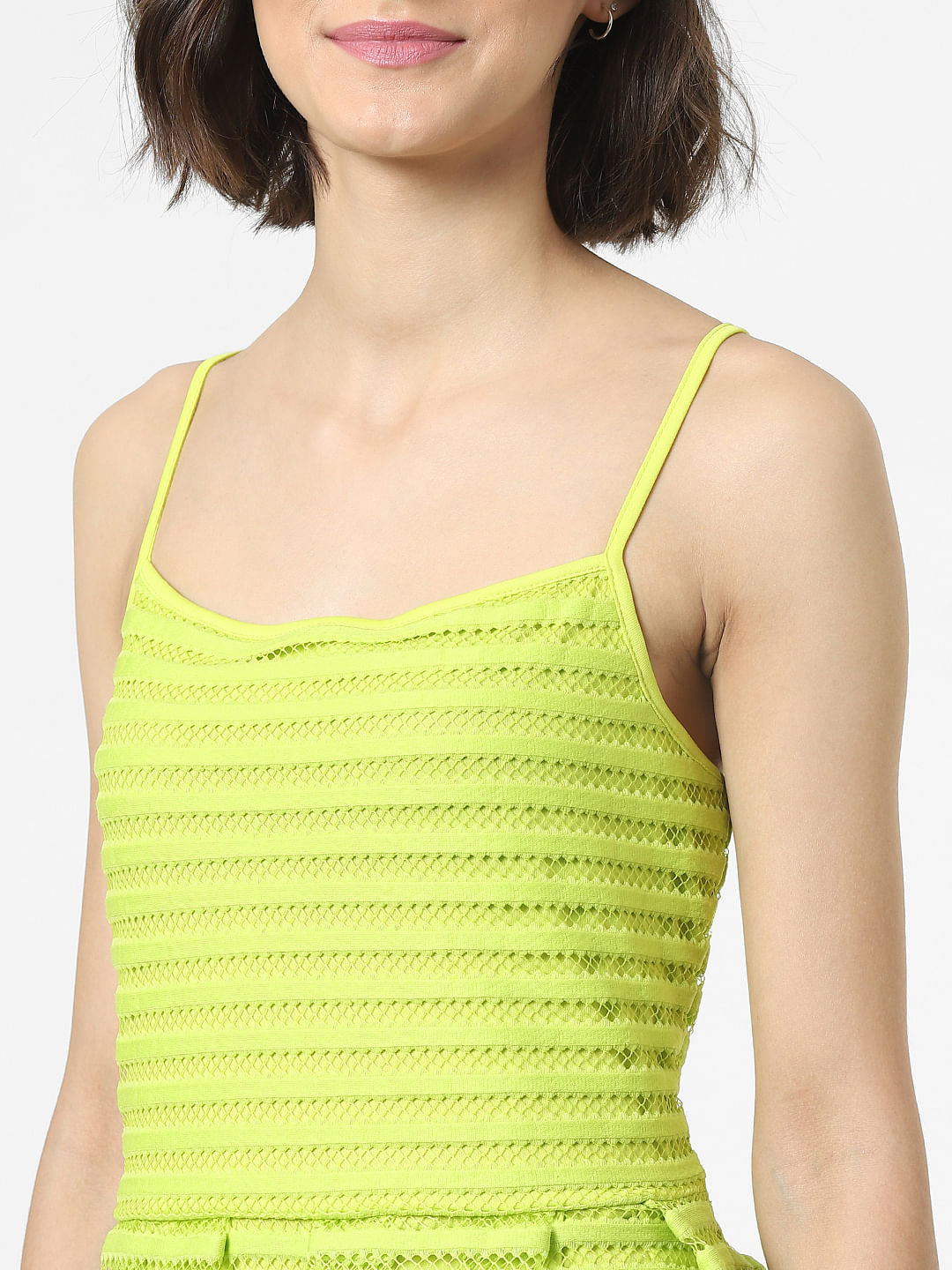 Green Fit & Flare Dress