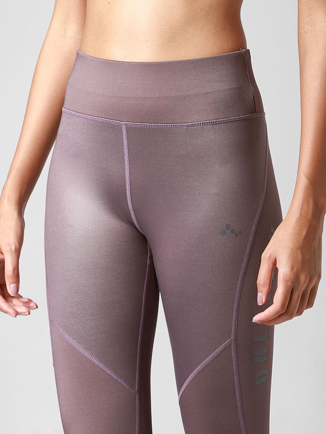 Brown High Rise Co-Ord Training Tights