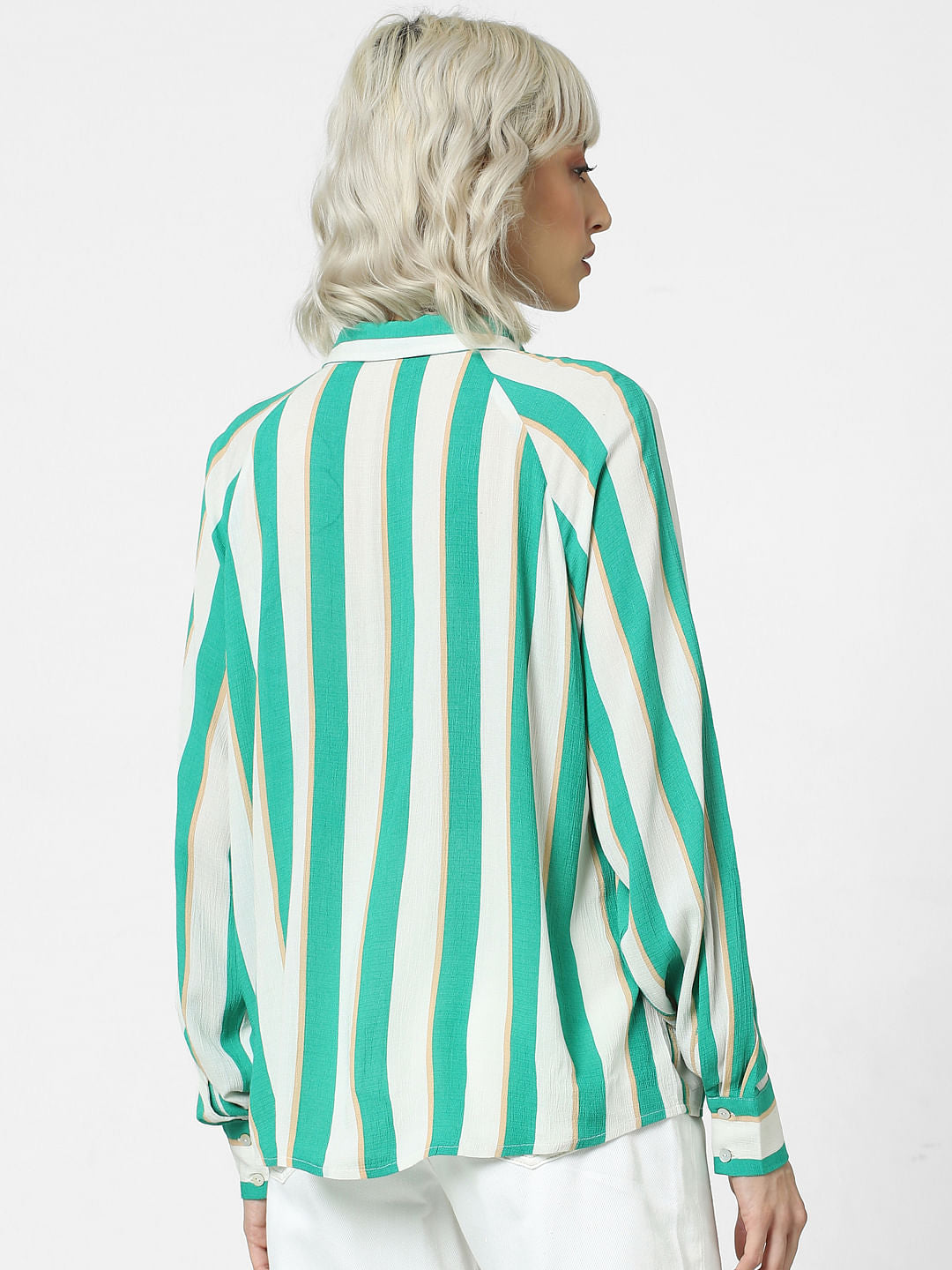 Green Striped Shirt