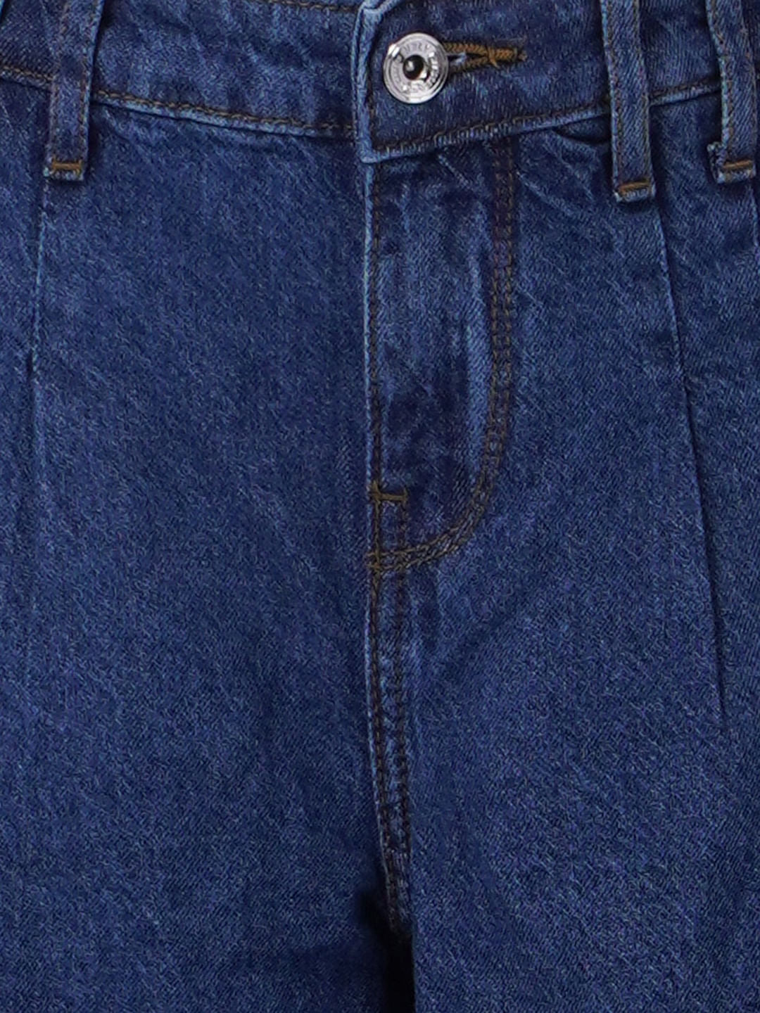 Blue High Rise Flared Jeans