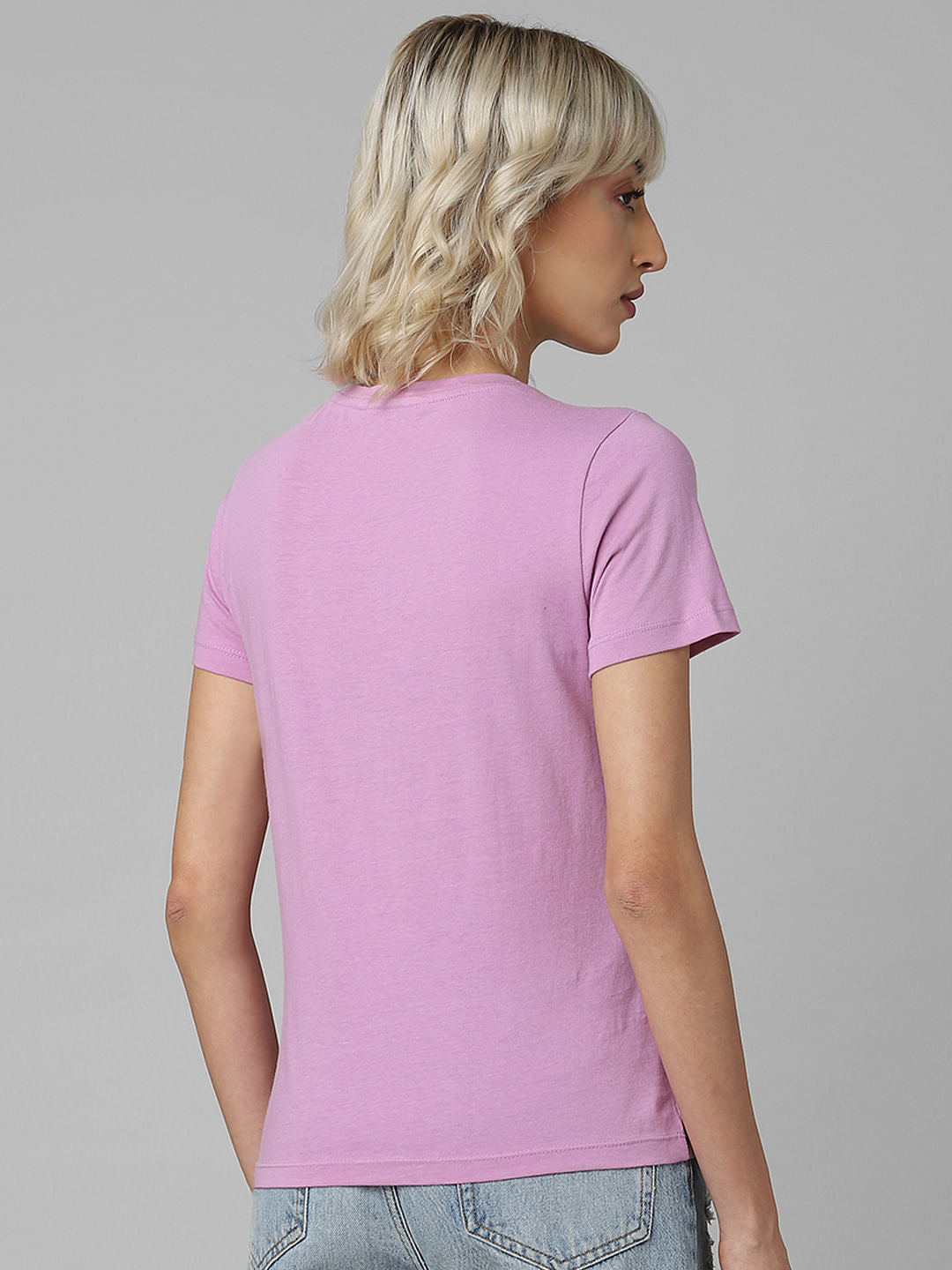 Pink Slogan Print T-Shirt