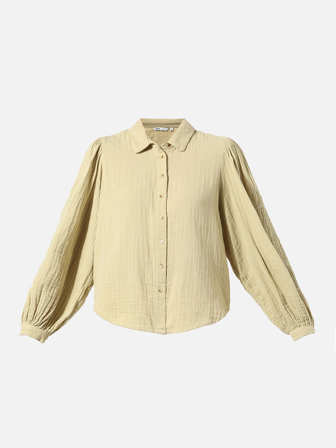 Light Green Cotton Shirt