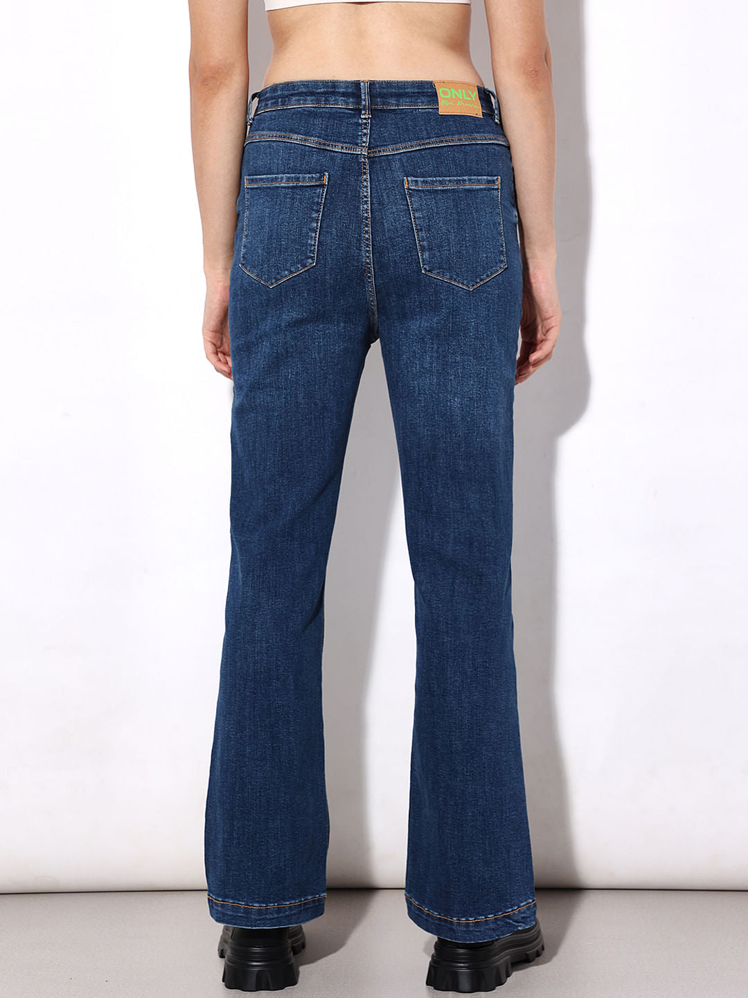 Blue High Rise Paola Flared Jeans