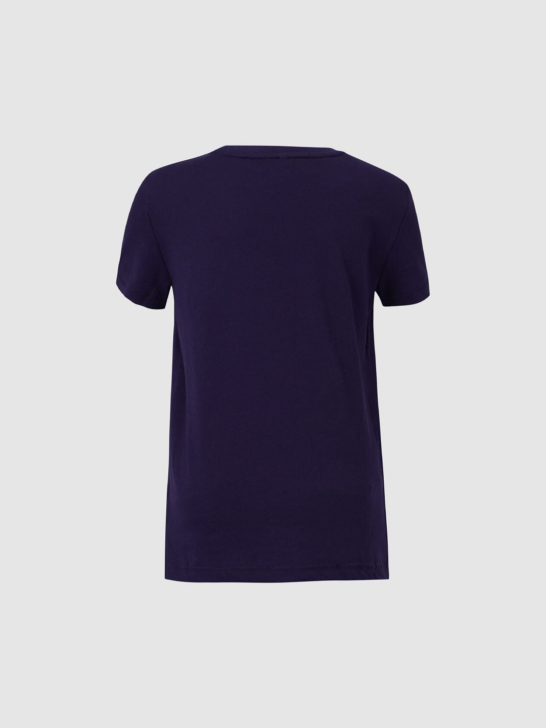 Navy Blue Graphic Print T-Shirt