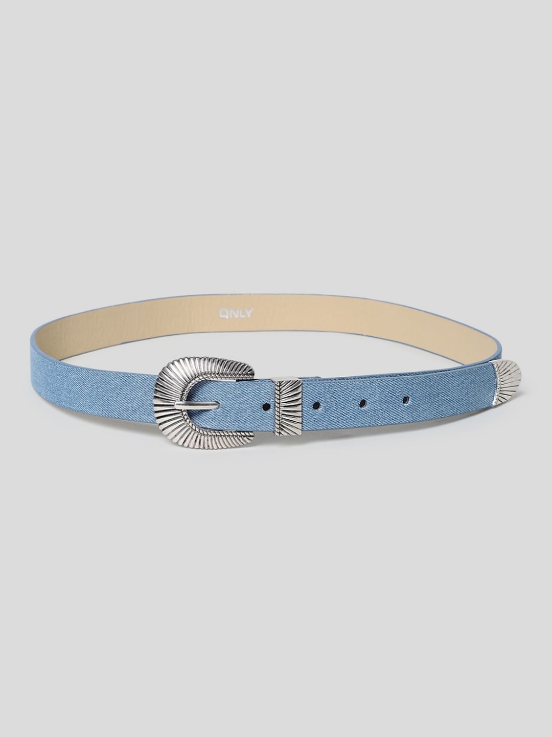 Light Blue Denim Jeans Belt