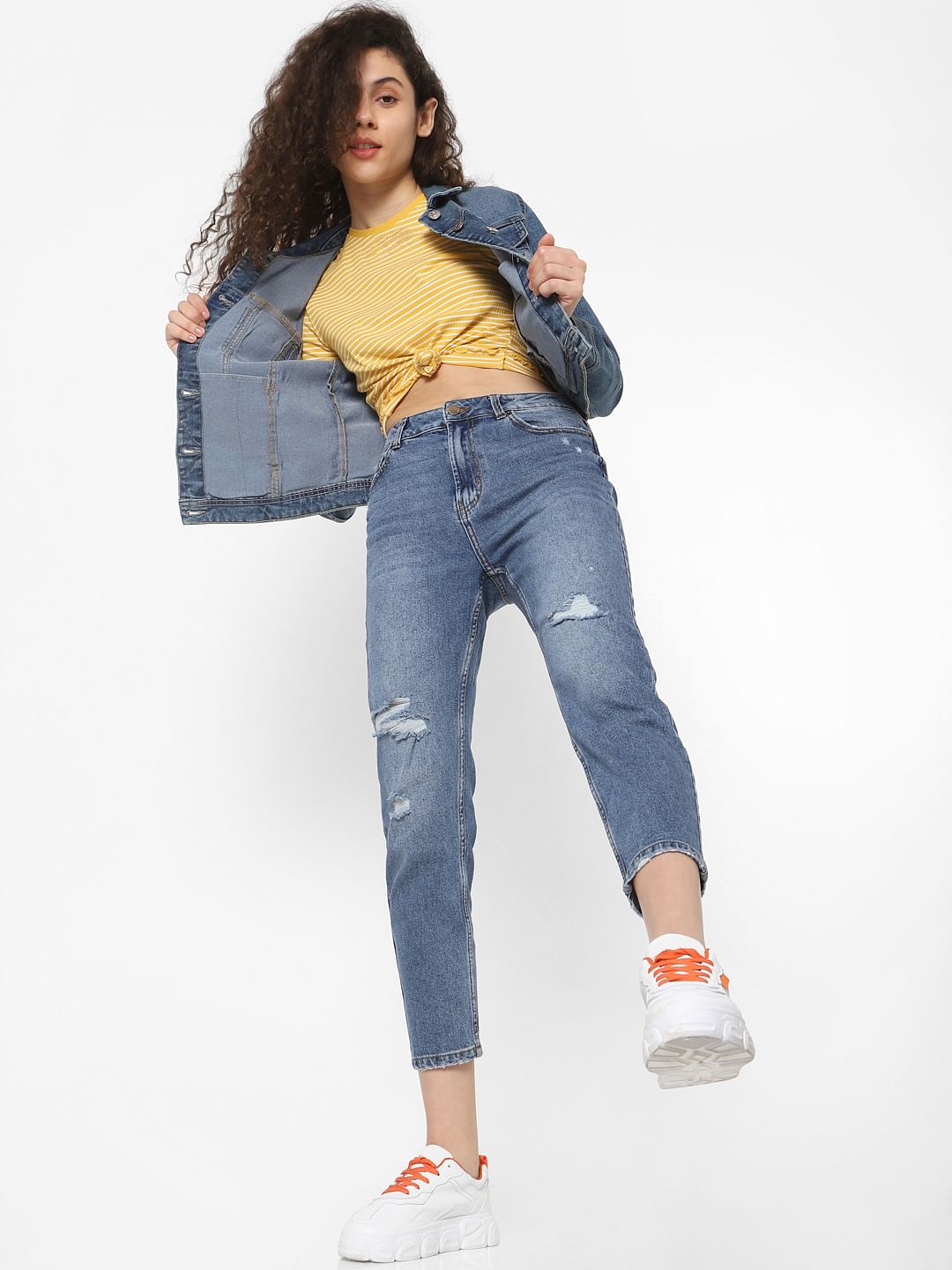 Blue Washed Denim Jacket