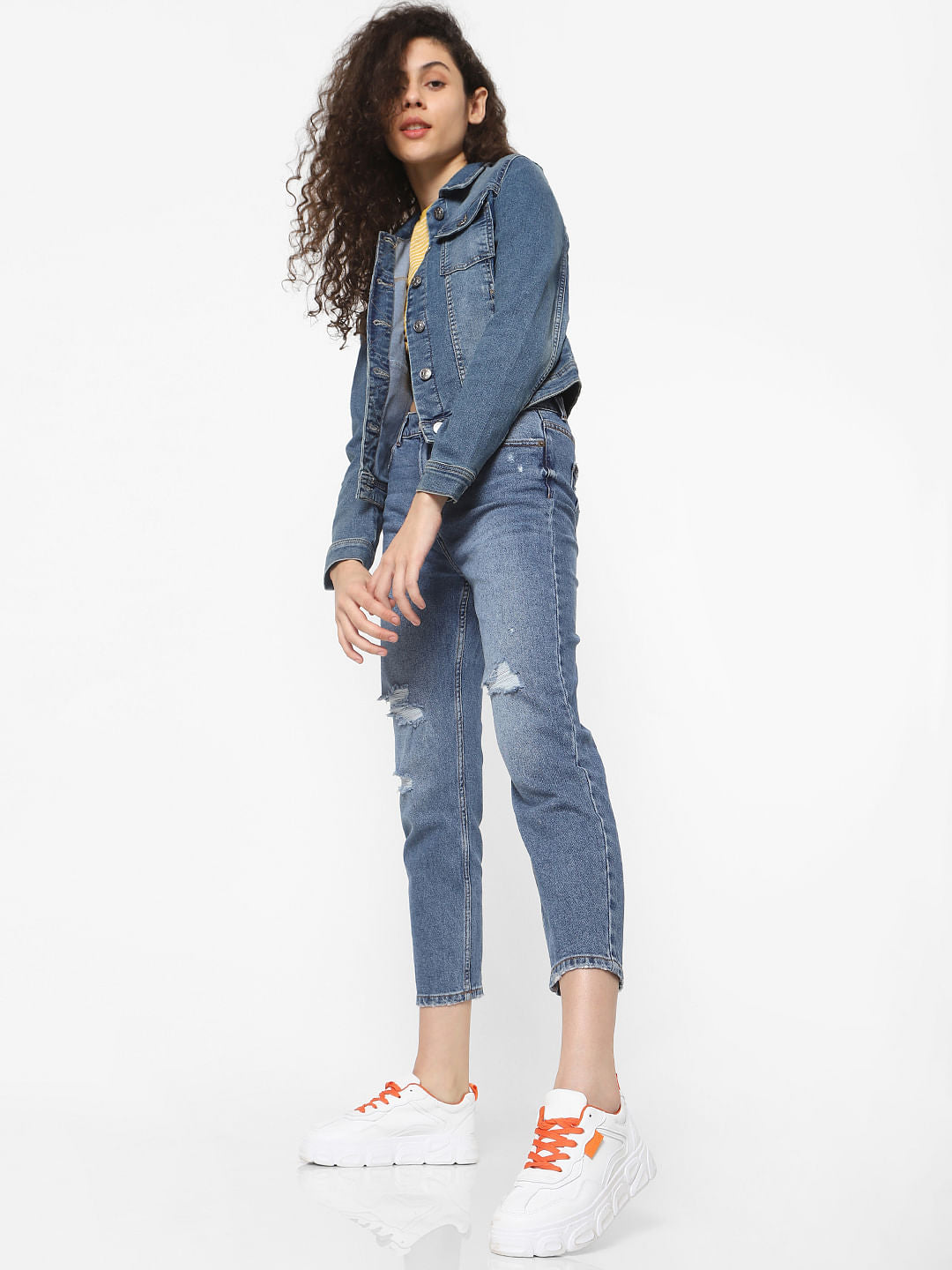 Blue Washed Denim Jacket