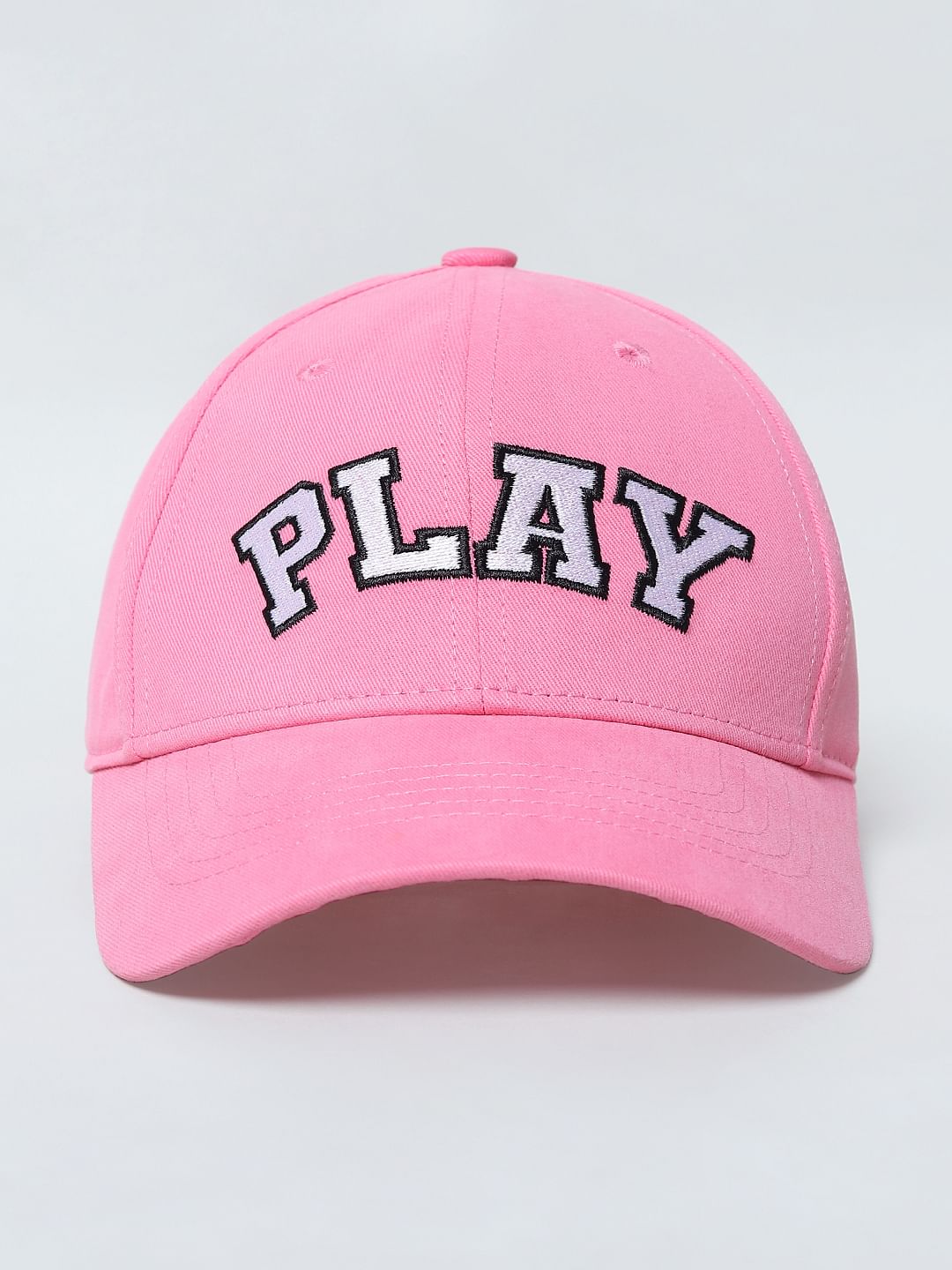 Play Pink Logo Print Cap