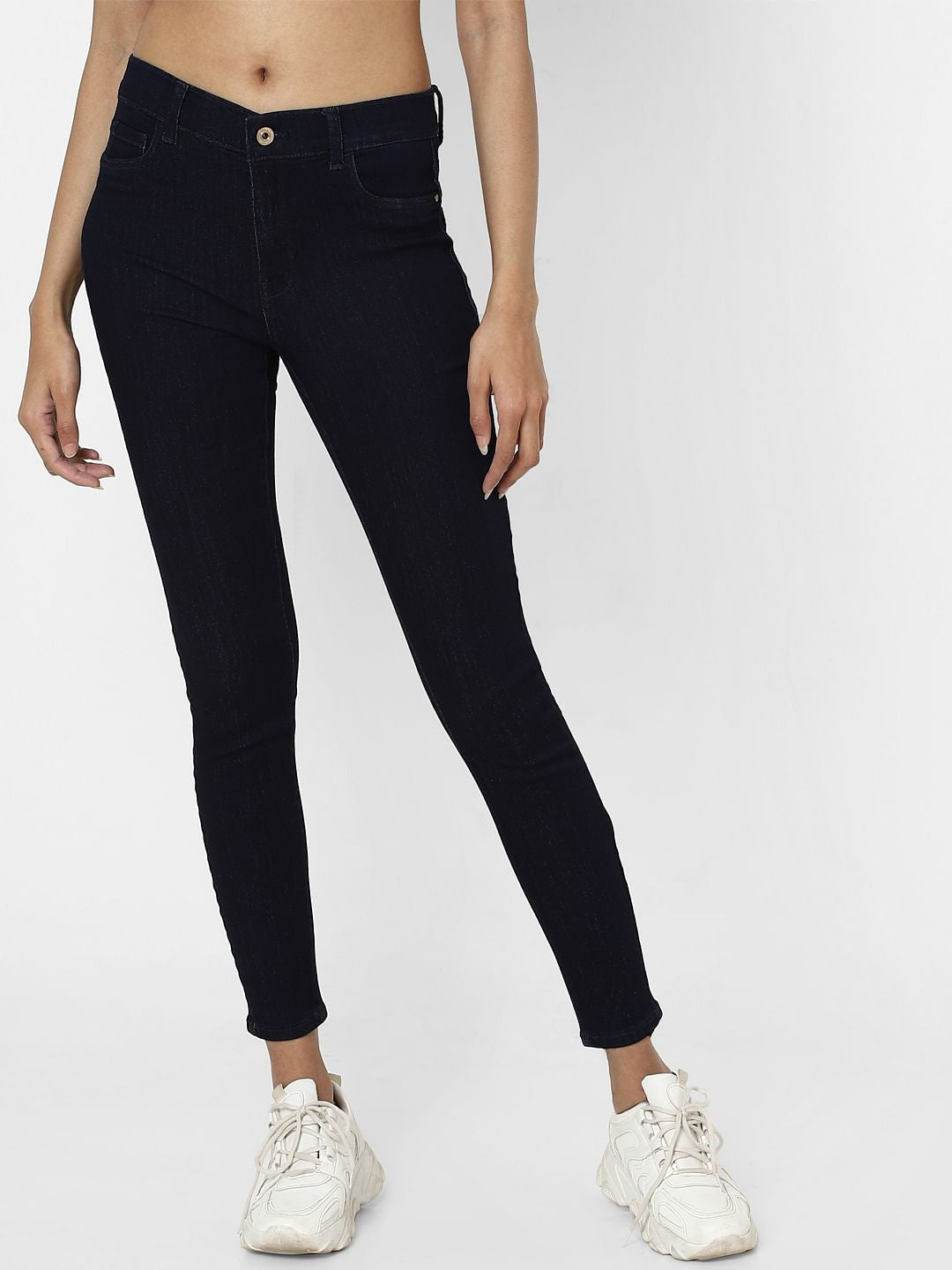Buy Dark Blue High Rise Jeggings for Women ONLY 190339902