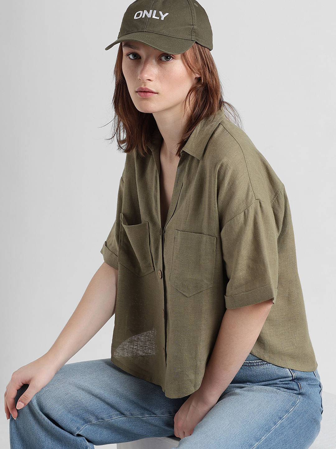 Green Short Sleeves Shirt
